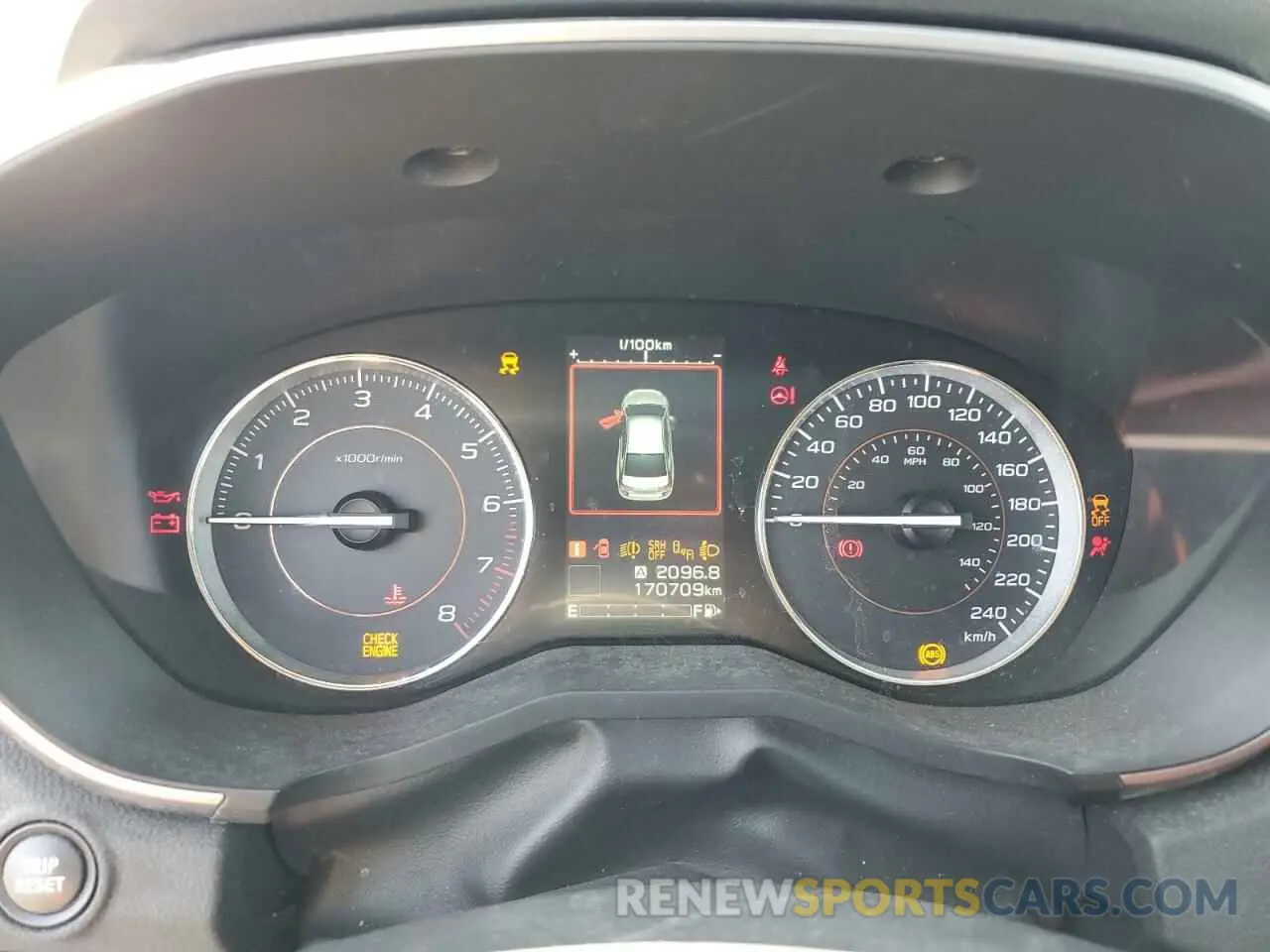 9 fotografías del automóvil dañado JF2GTALC4KH238943 SUBARU CROSSTREK 2019