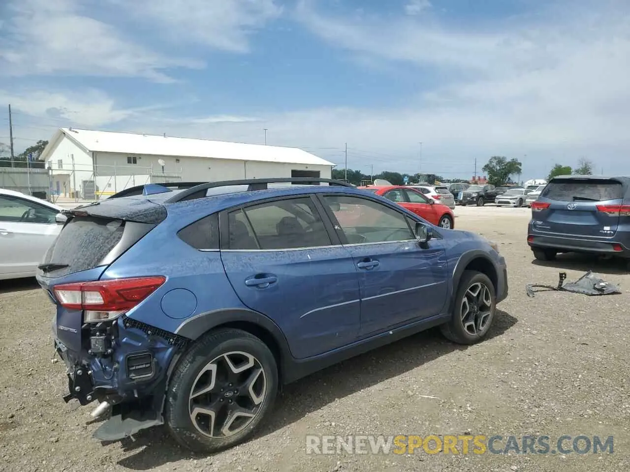 3 fotografías del automóvil dañado JF2GTAMC0K8336494 SUBARU CROSSTREK 2019