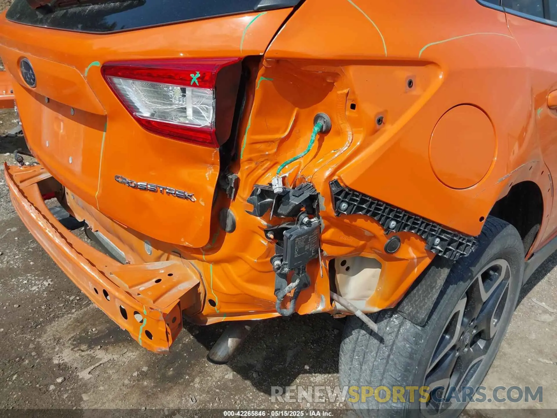 6 fotografías del automóvil dañado JF2GTAMC1K8301236 SUBARU CROSSTREK 2019
