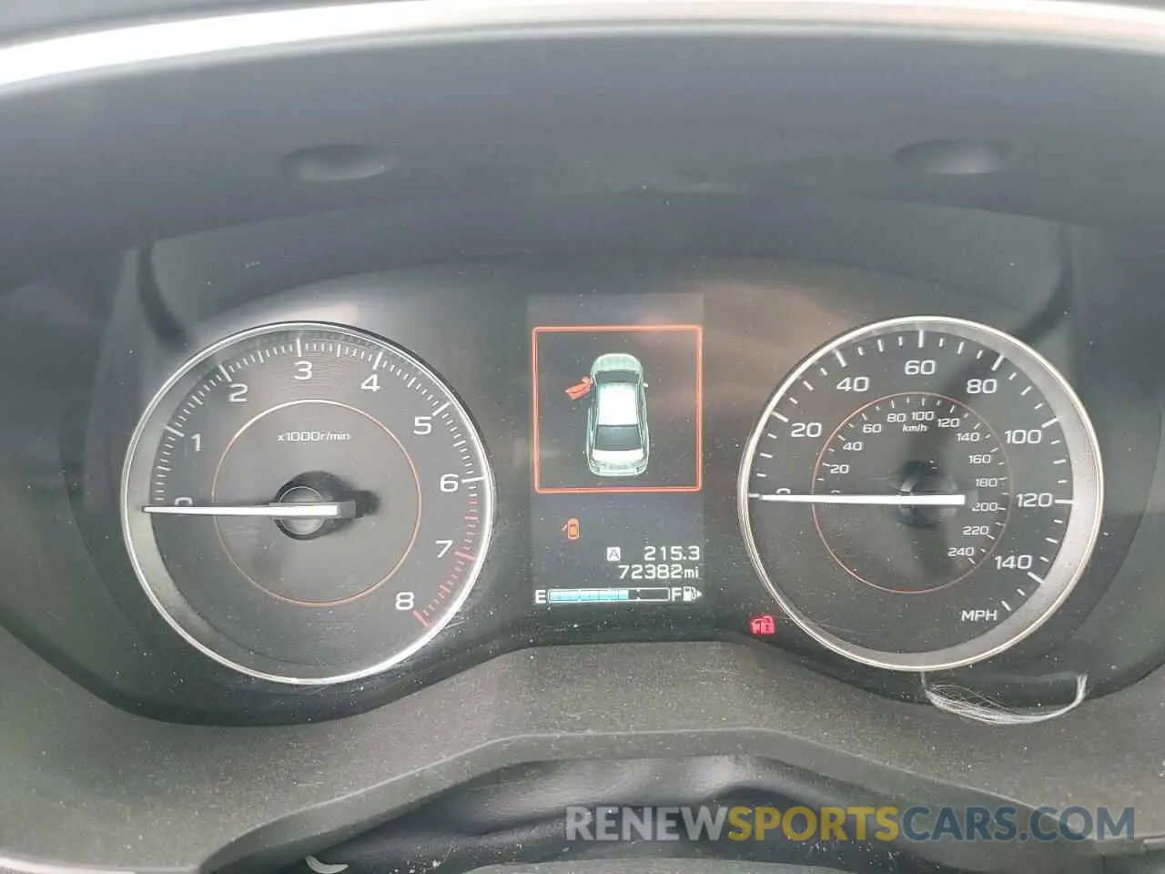 9 fotografías del automóvil dañado JF2GTAMC5K8266264 SUBARU CROSSTREK 2019