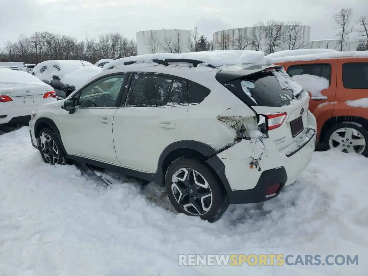 2 fotografías del automóvil dañado JF2GTAMC5K8349239 SUBARU CROSSTREK 2019