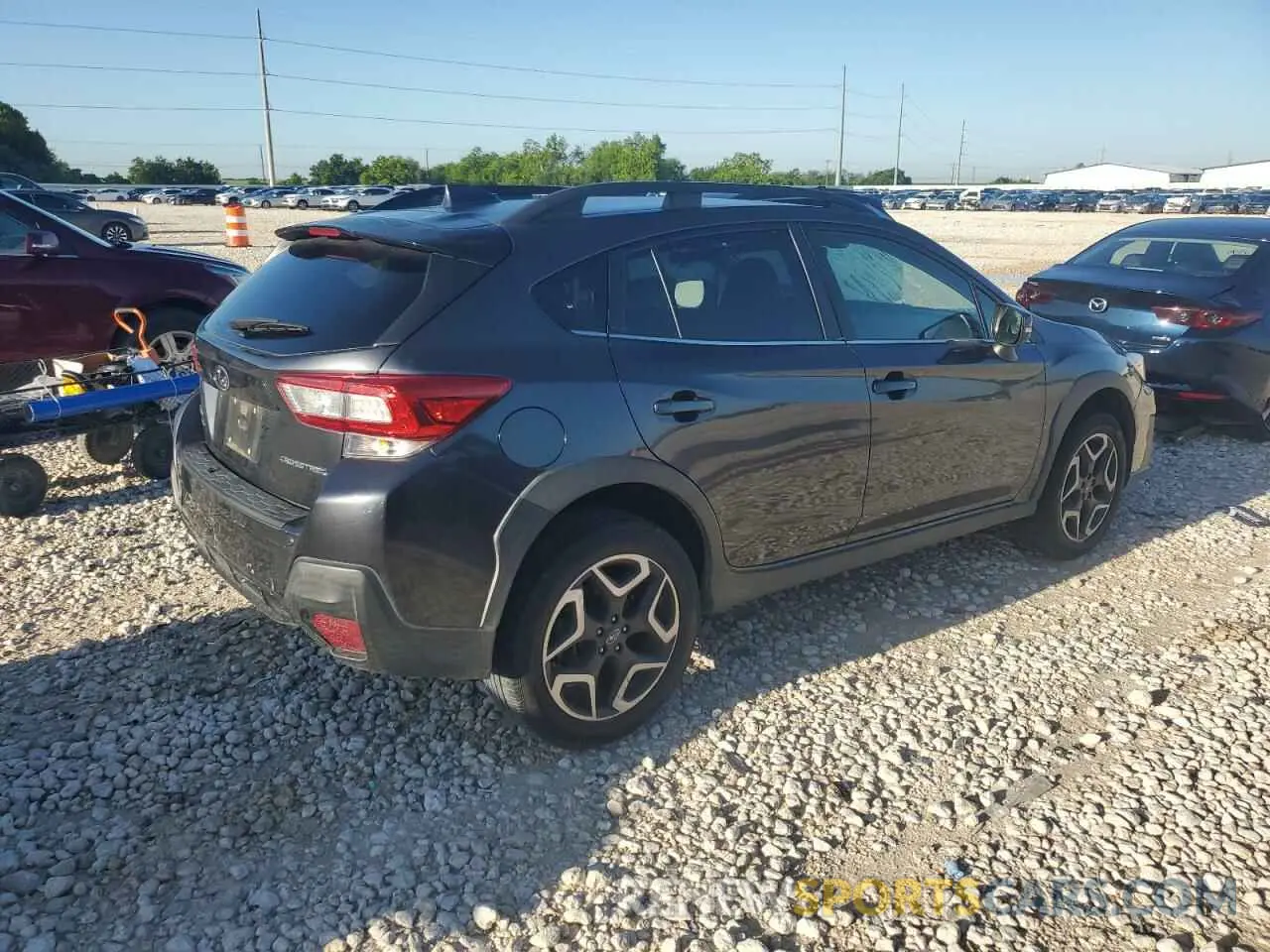 3 fotografías del automóvil dañado JF2GTAMC8KH342401 SUBARU CROSSTREK 2019
