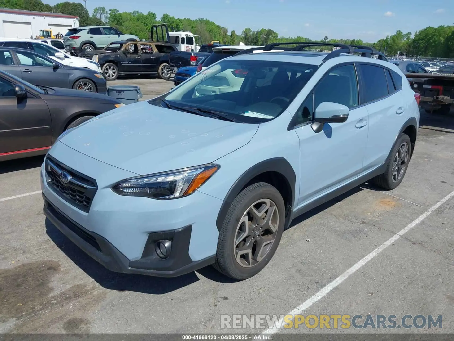 2 fotografías del automóvil dañado JF2GTAMC8KH380680 SUBARU CROSSTREK 2019