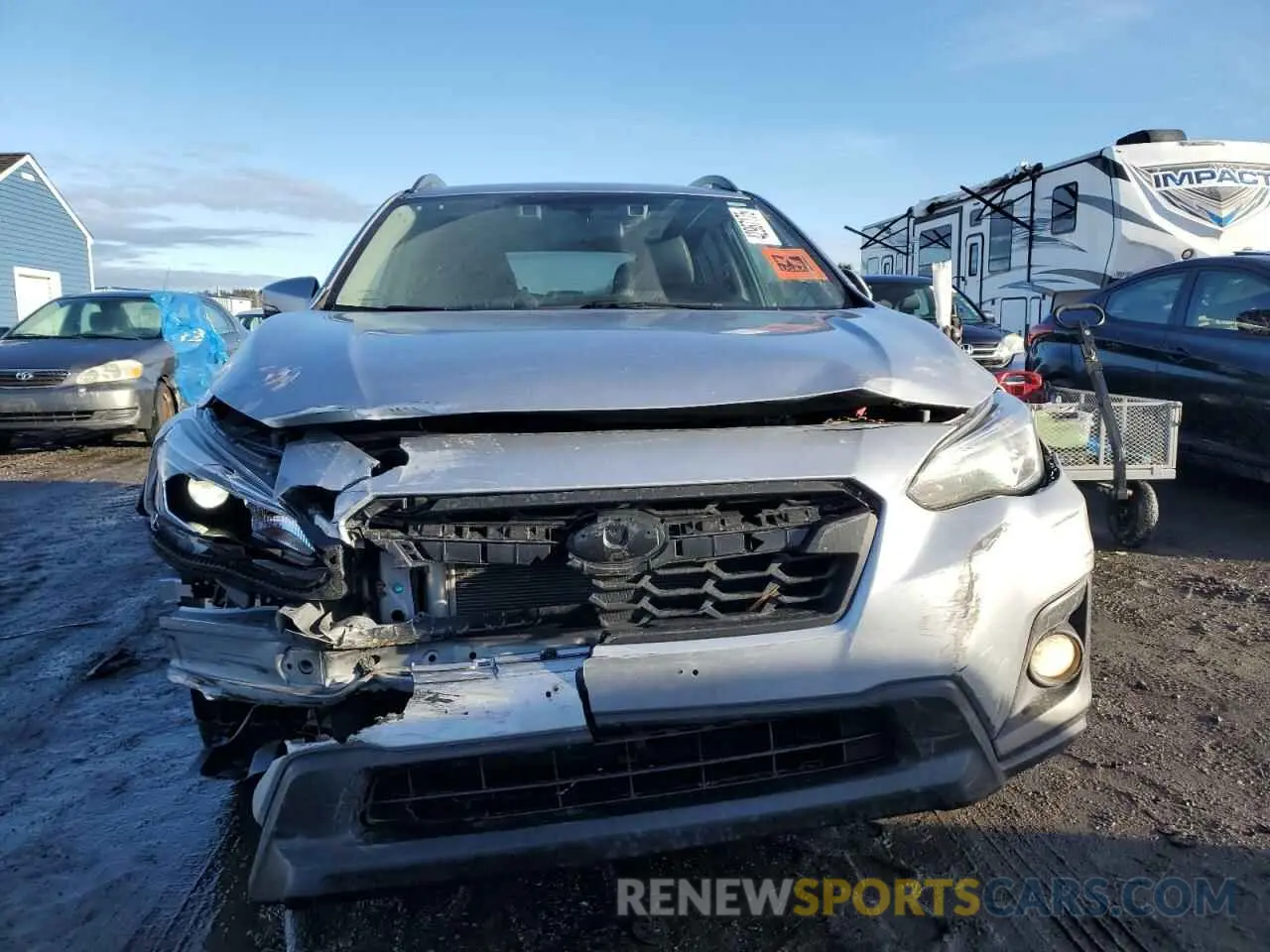 5 fotografías del automóvil dañado JF2GTAMC9K8257955 SUBARU CROSSTREK 2019