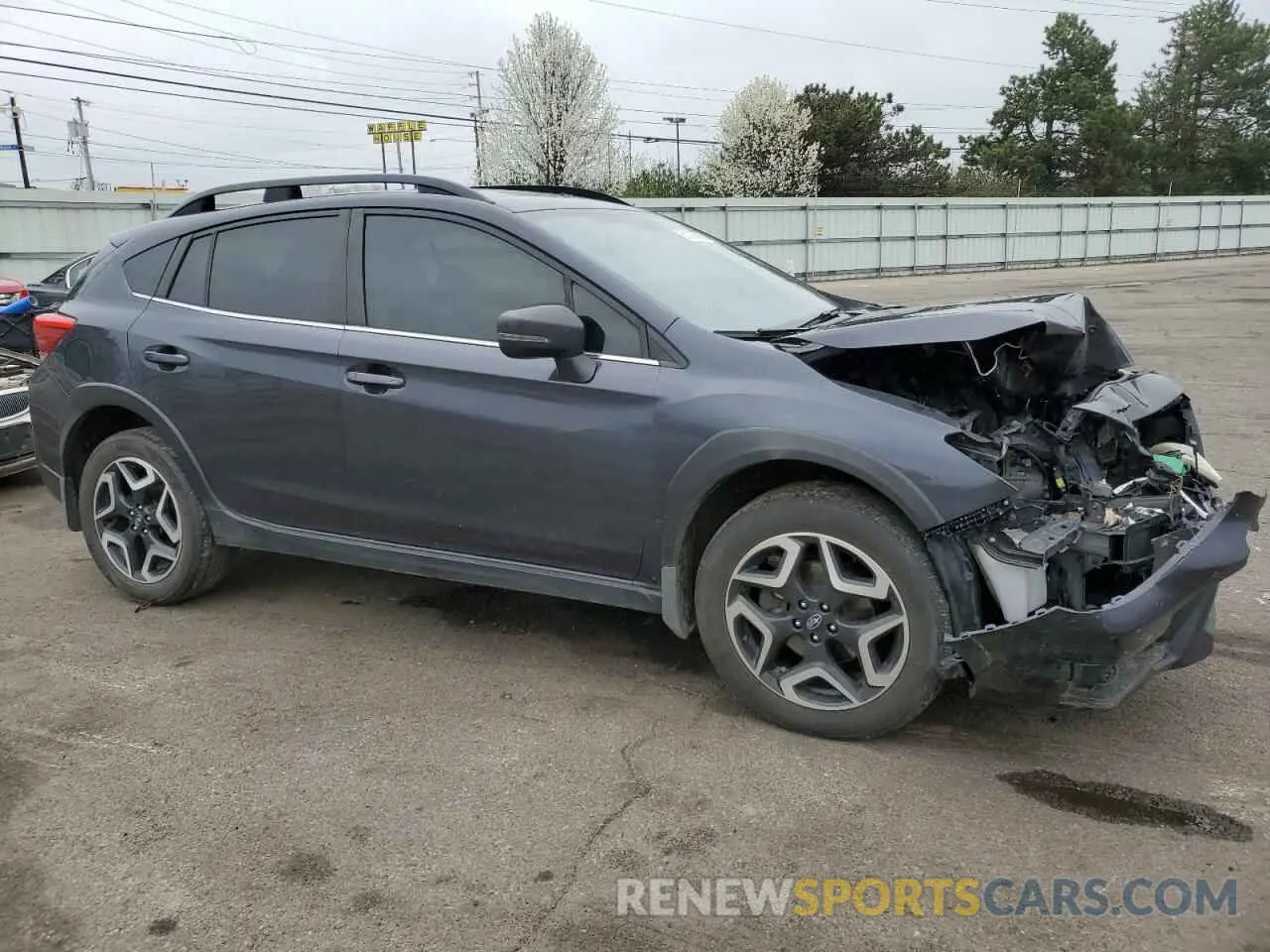 4 fotografías del automóvil dañado JF2GTAMCXK8393236 SUBARU CROSSTREK 2019
