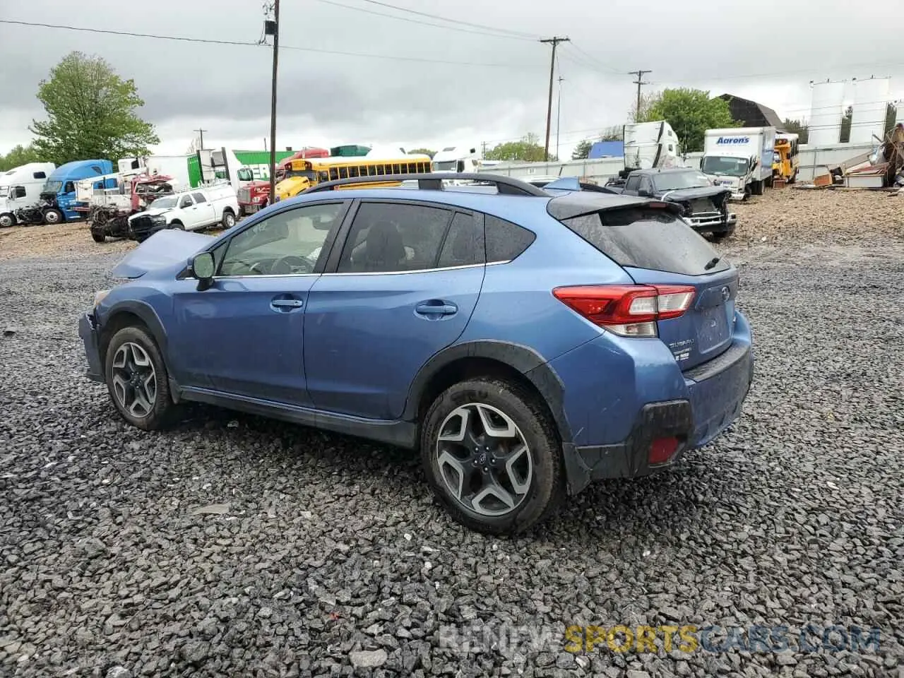 2 fotografías del automóvil dañado JF2GTAMCXKH352086 SUBARU CROSSTREK 2019