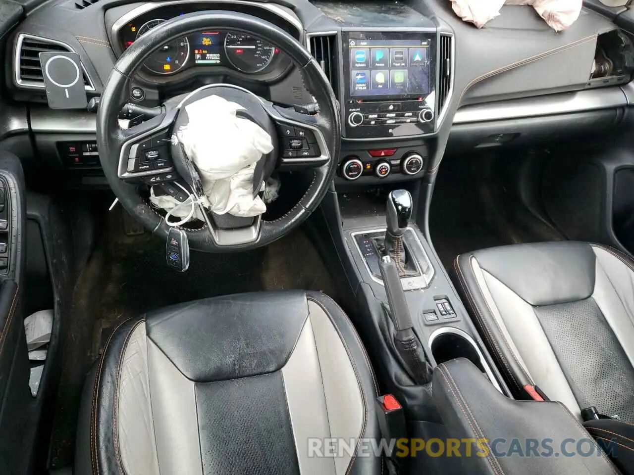 8 fotografías del automóvil dañado JF2GTAMCXKH352086 SUBARU CROSSTREK 2019