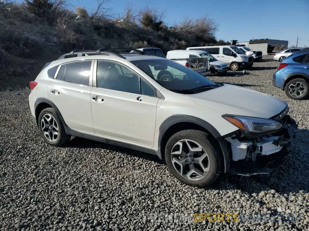 4 fotografías del automóvil dañado JF2GTANC0KH281768 SUBARU CROSSTREK 2019