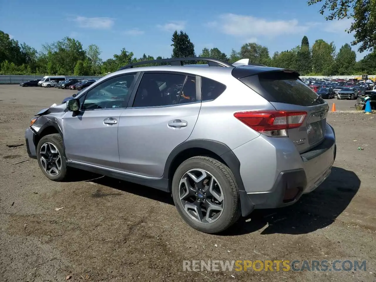 2 fotografías del automóvil dañado JF2GTANC1K8321193 SUBARU CROSSTREK 2019