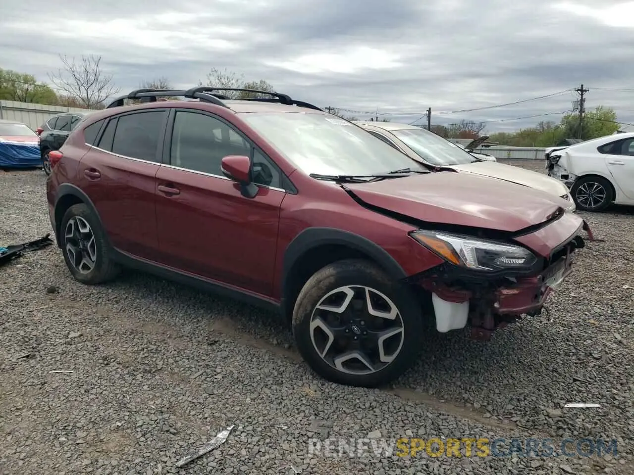 4 fotografías del automóvil dañado JF2GTANC2K8256032 SUBARU CROSSTREK 2019