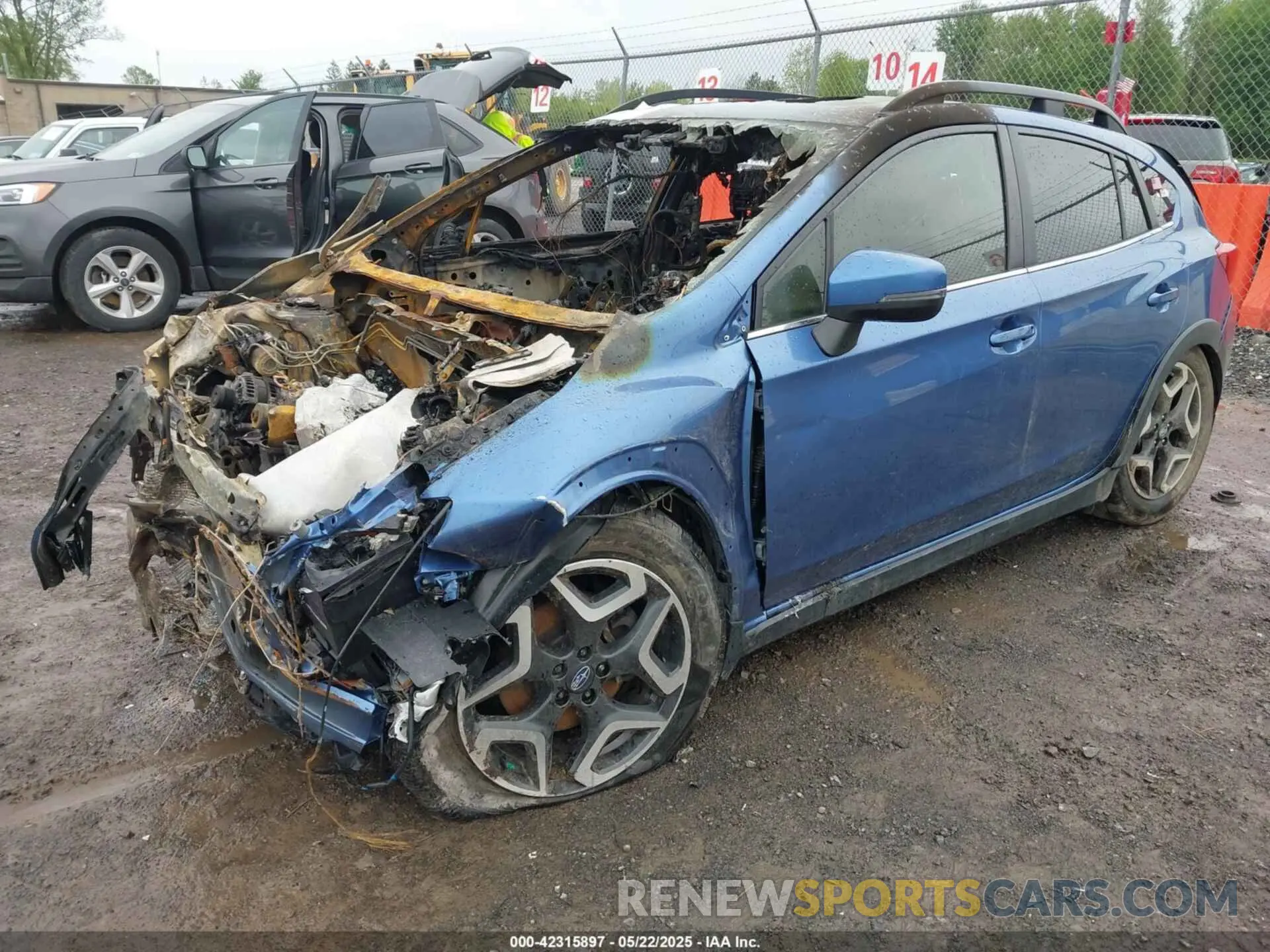 2 fotografías del automóvil dañado JF2GTANC2KH288494 SUBARU CROSSTREK 2019