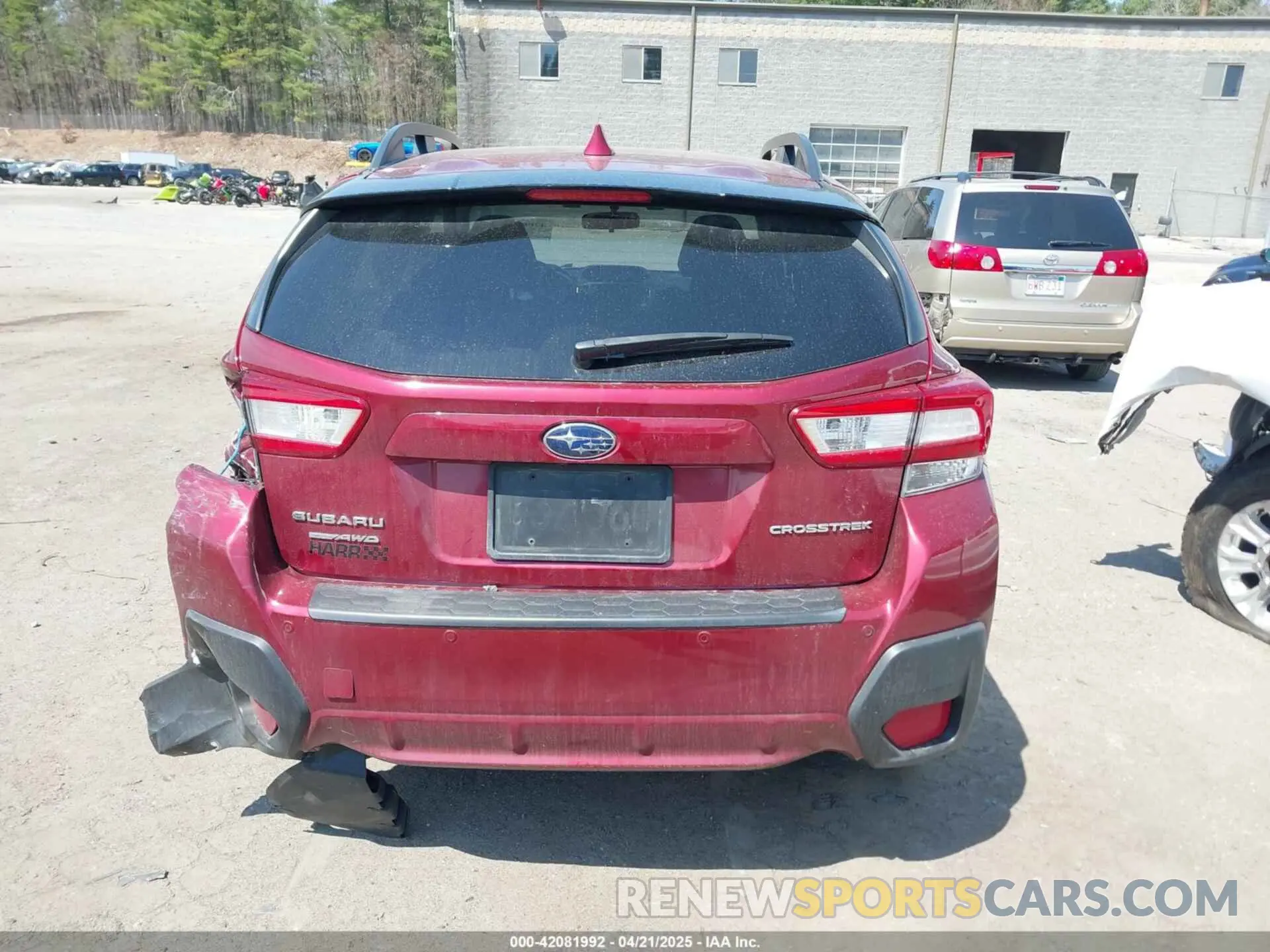 16 fotografías del automóvil dañado JF2GTANC4K8276475 SUBARU CROSSTREK 2019