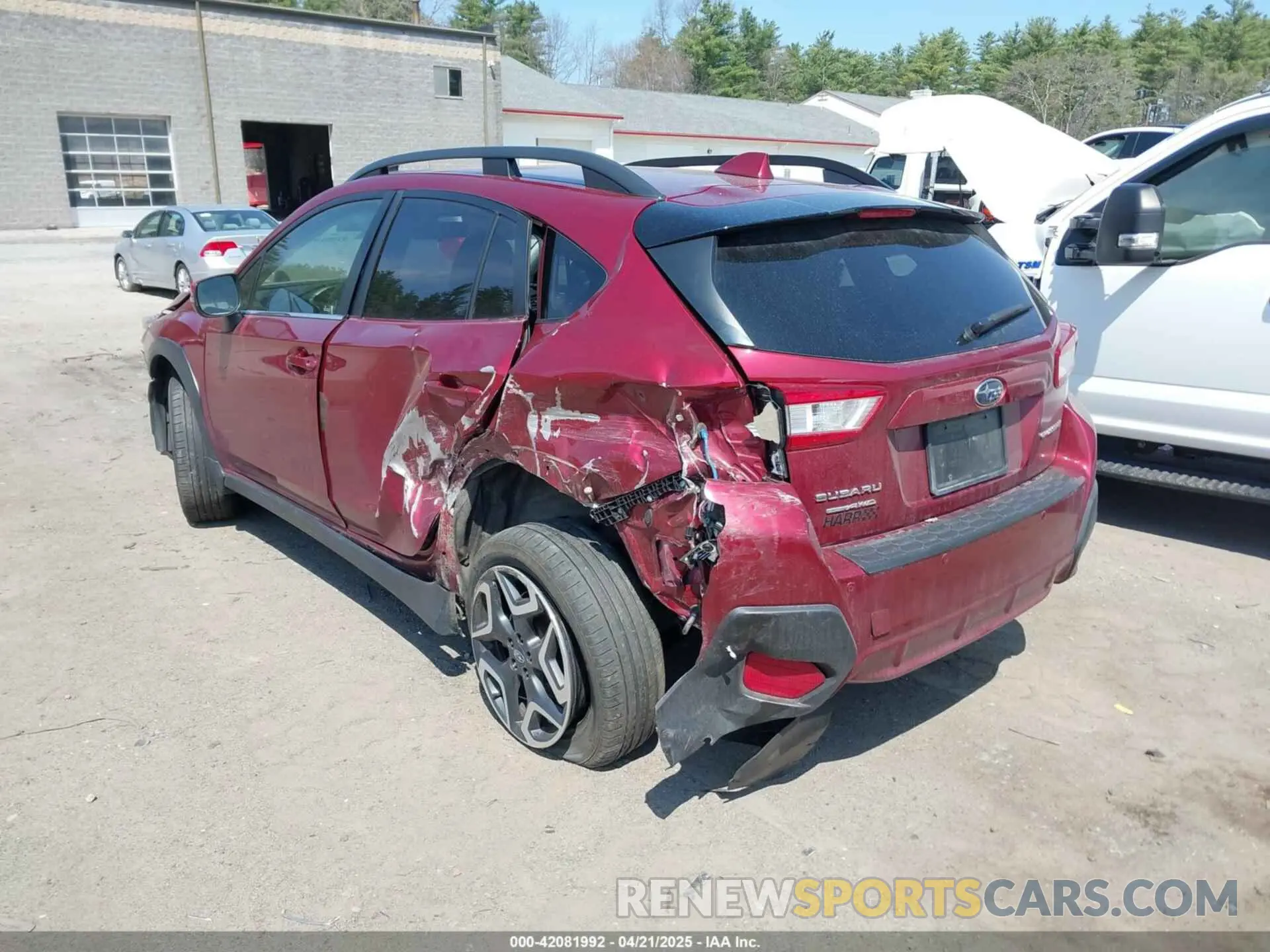 3 fotografías del automóvil dañado JF2GTANC4K8276475 SUBARU CROSSTREK 2019