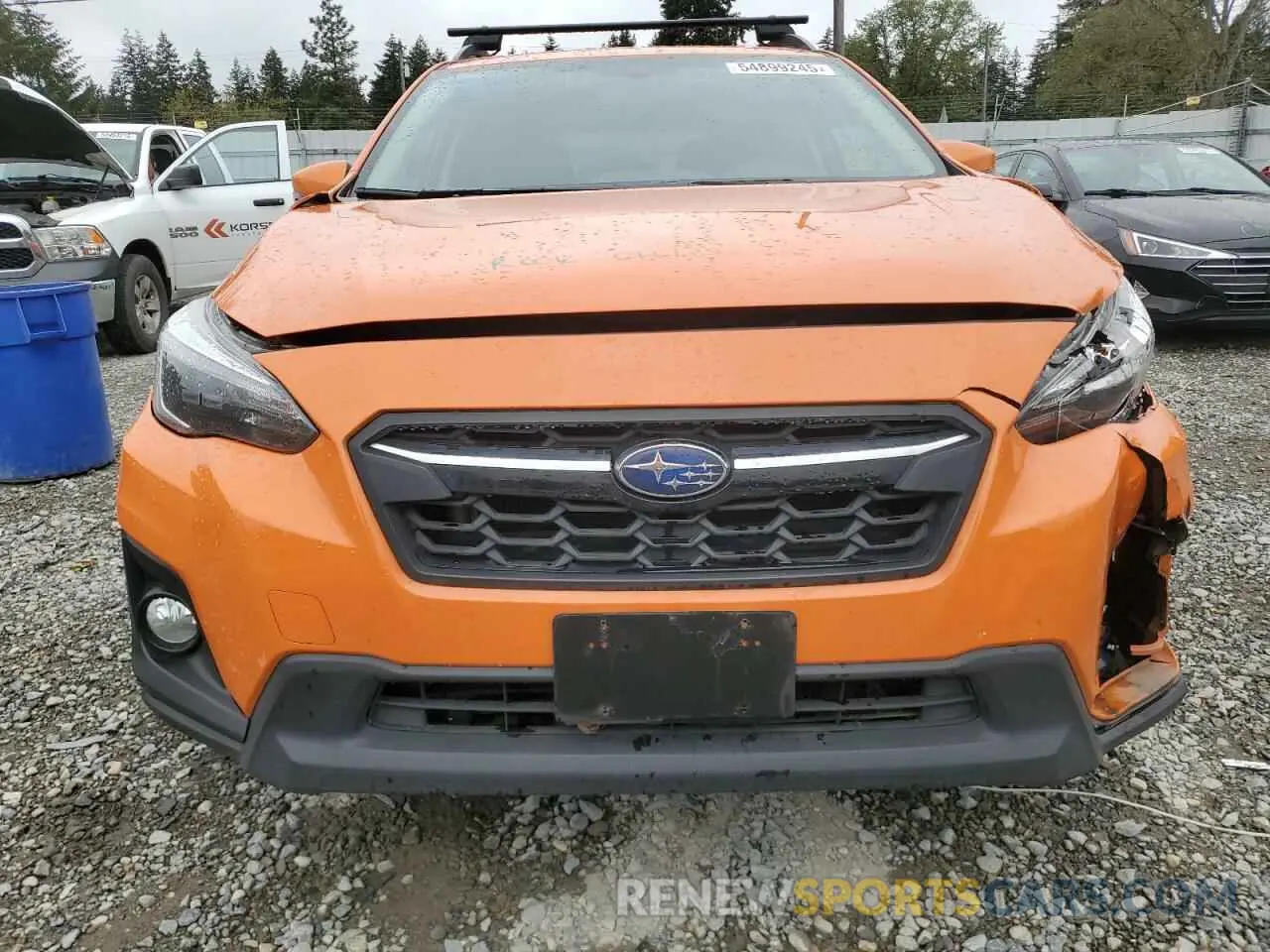 5 fotografías del automóvil dañado JF2GTANC4KH263192 SUBARU CROSSTREK 2019