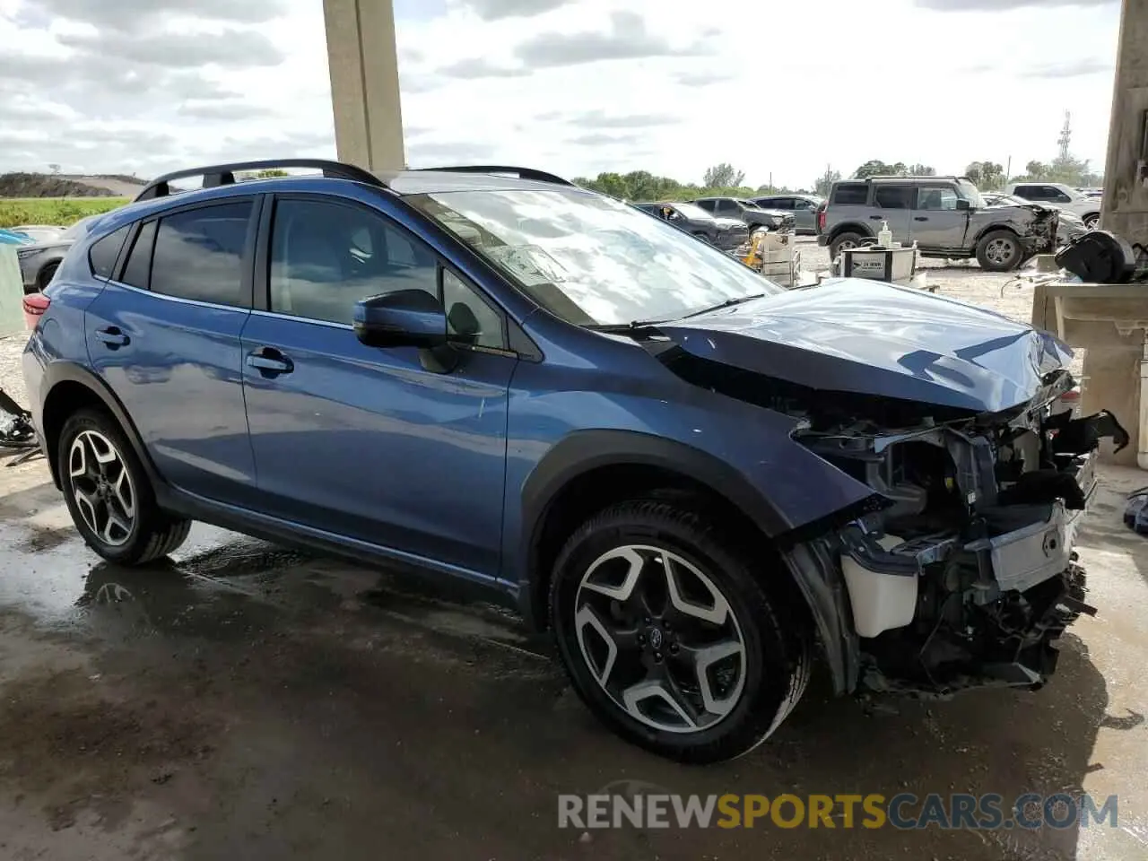 4 fotografías del automóvil dañado JF2GTANC6K8271634 SUBARU CROSSTREK 2019