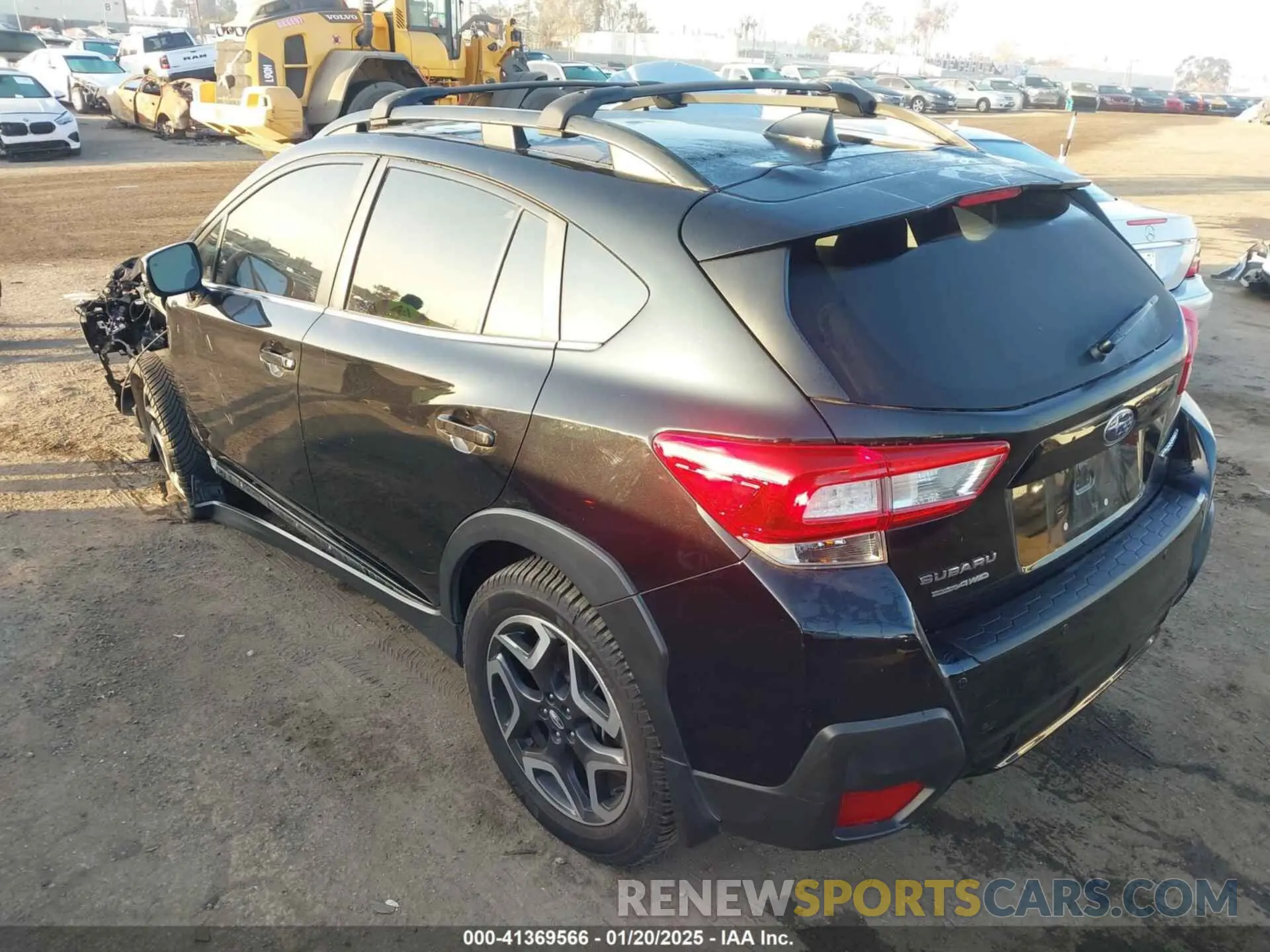 3 fotografías del automóvil dañado JF2GTANC7KH261050 SUBARU CROSSTREK 2019