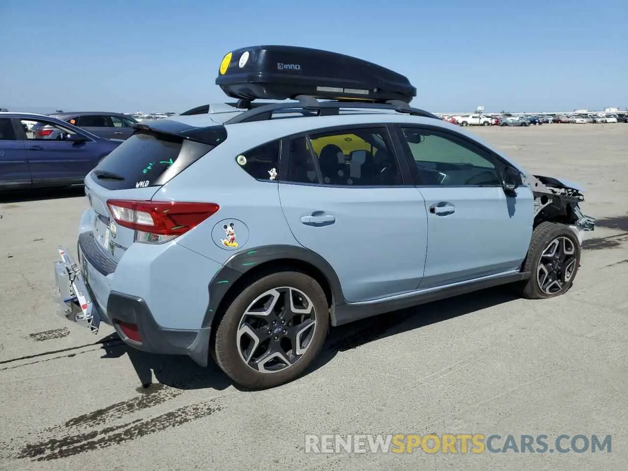 3 fotografías del automóvil dañado JF2GTANC9KH218233 SUBARU CROSSTREK 2019