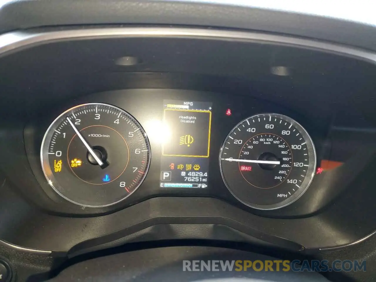 9 fotografías del automóvil dañado JF2GTANC9KH307896 SUBARU CROSSTREK 2019