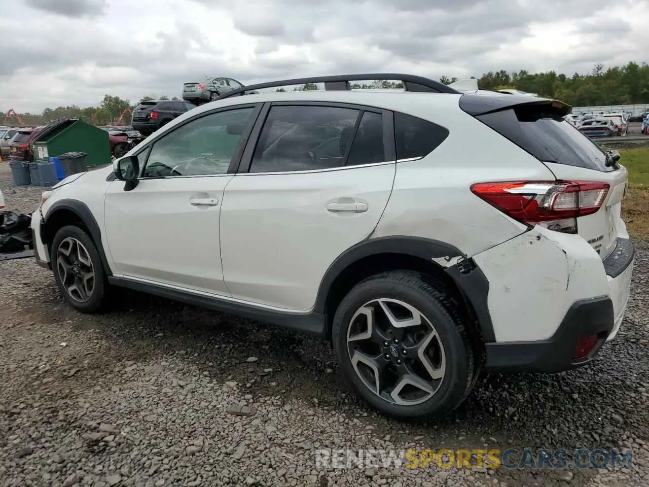 2 fotografías del automóvil dañado JF2GTANC9KH344348 SUBARU CROSSTREK 2019