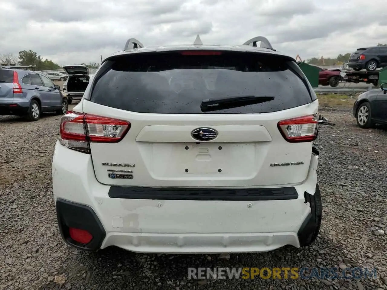 6 fotografías del automóvil dañado JF2GTANC9KH344348 SUBARU CROSSTREK 2019