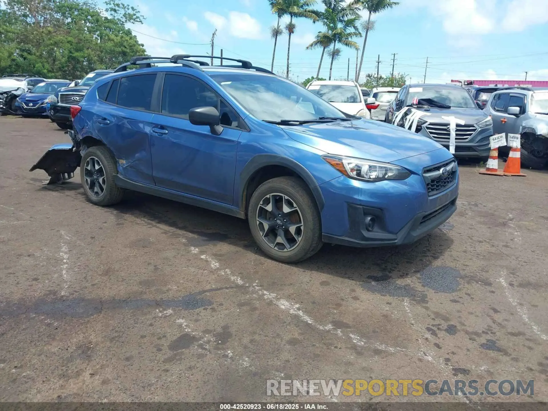1 fotografías del automóvil dañado JF2GTABC0LH215419 SUBARU CROSSTREK 2020