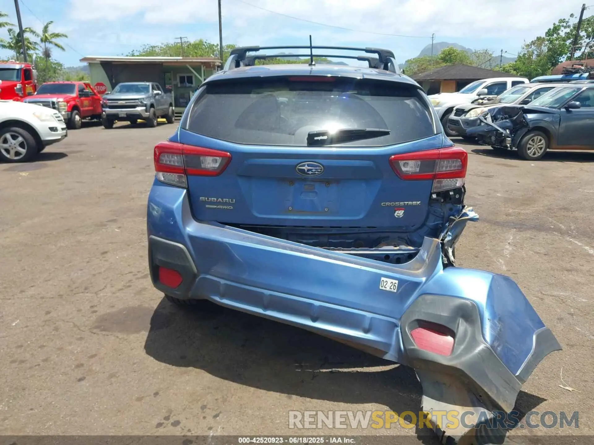 16 fotografías del automóvil dañado JF2GTABC0LH215419 SUBARU CROSSTREK 2020