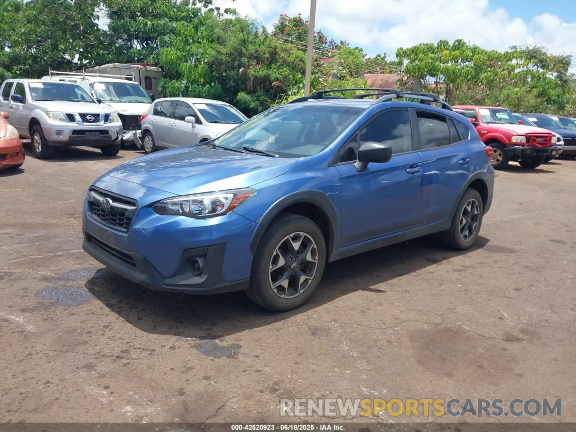 2 fotografías del automóvil dañado JF2GTABC0LH215419 SUBARU CROSSTREK 2020