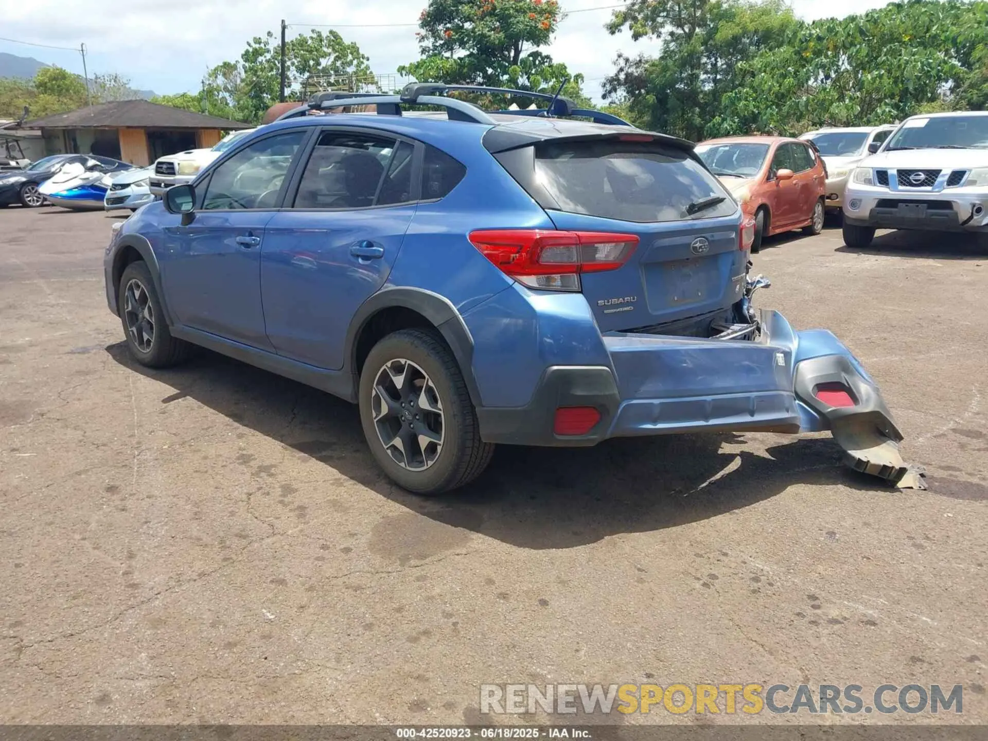 3 fotografías del automóvil dañado JF2GTABC0LH215419 SUBARU CROSSTREK 2020
