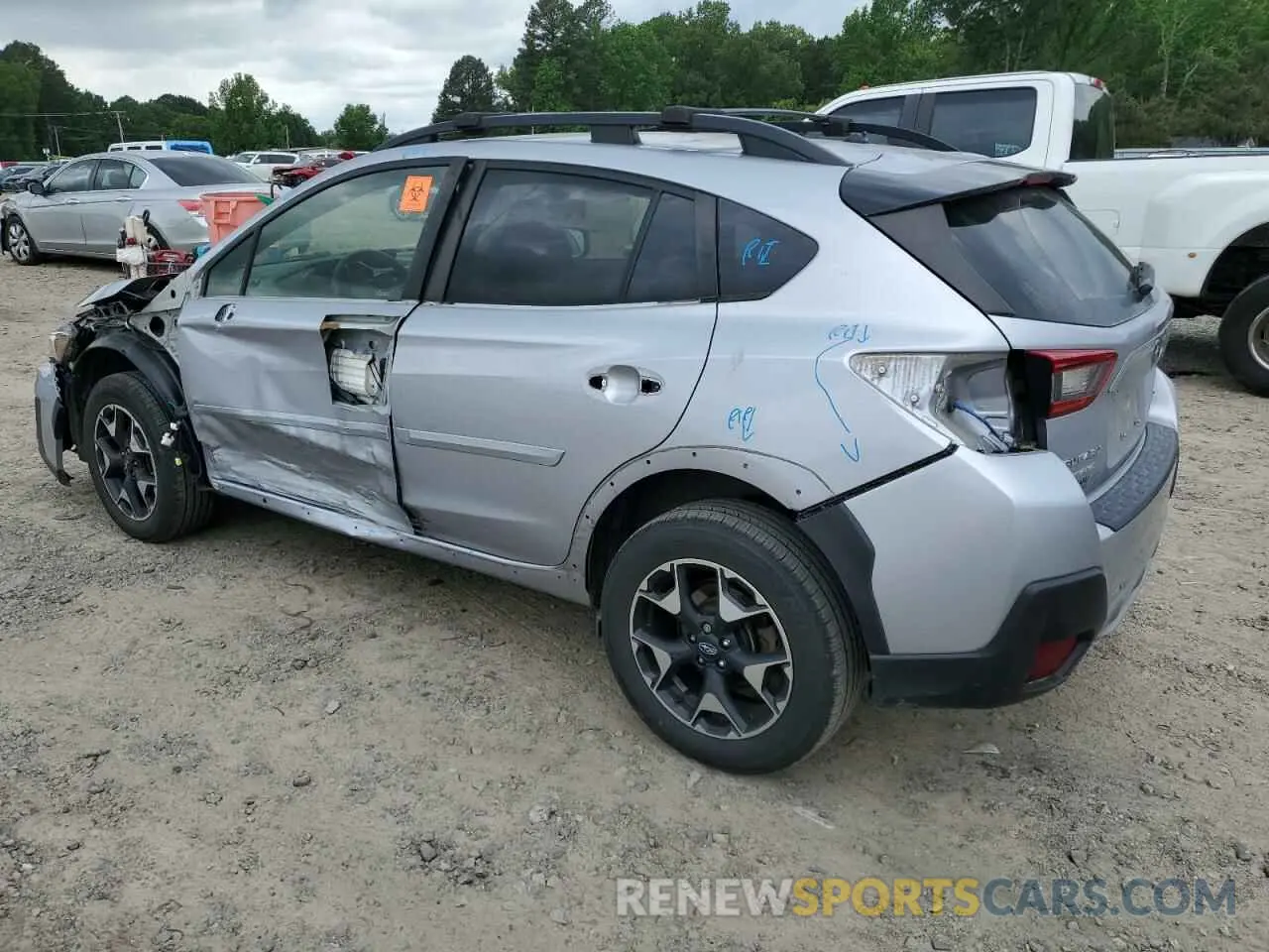 2 fotografías del automóvil dañado JF2GTABC6L8271607 SUBARU CROSSTREK 2020