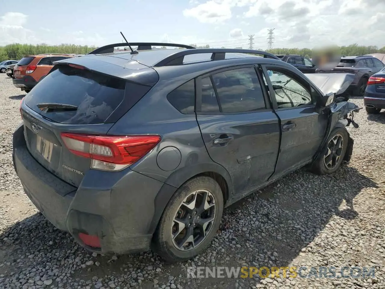3 fotografías del automóvil dañado JF2GTABC9LH243994 SUBARU CROSSTREK 2020