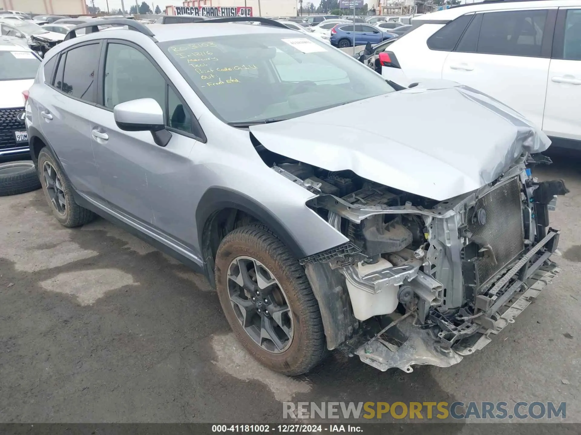 1 fotografías del automóvil dañado JF2GTACC2LG267462 SUBARU CROSSTREK 2020
