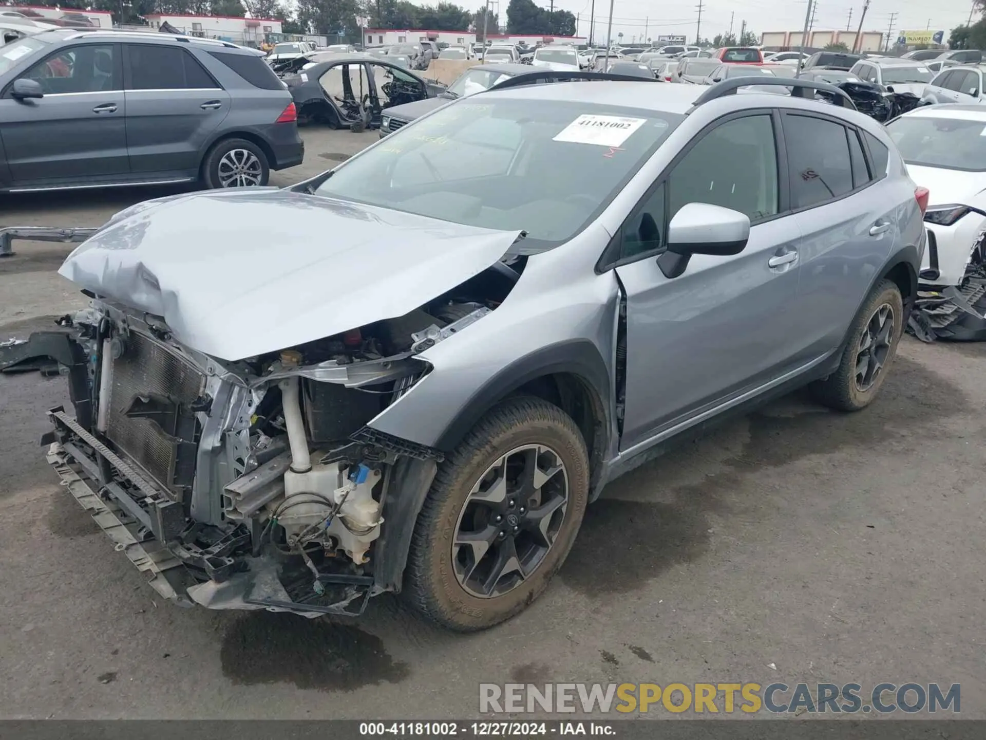 2 fotografías del automóvil dañado JF2GTACC2LG267462 SUBARU CROSSTREK 2020