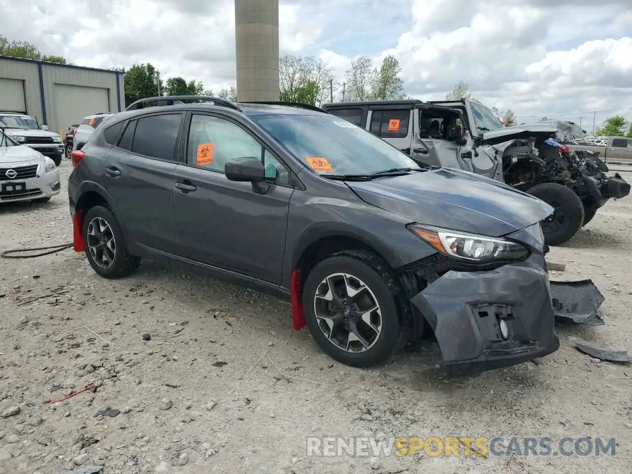 4 fotografías del automóvil dañado JF2GTAEC0L8260887 SUBARU CROSSTREK 2020