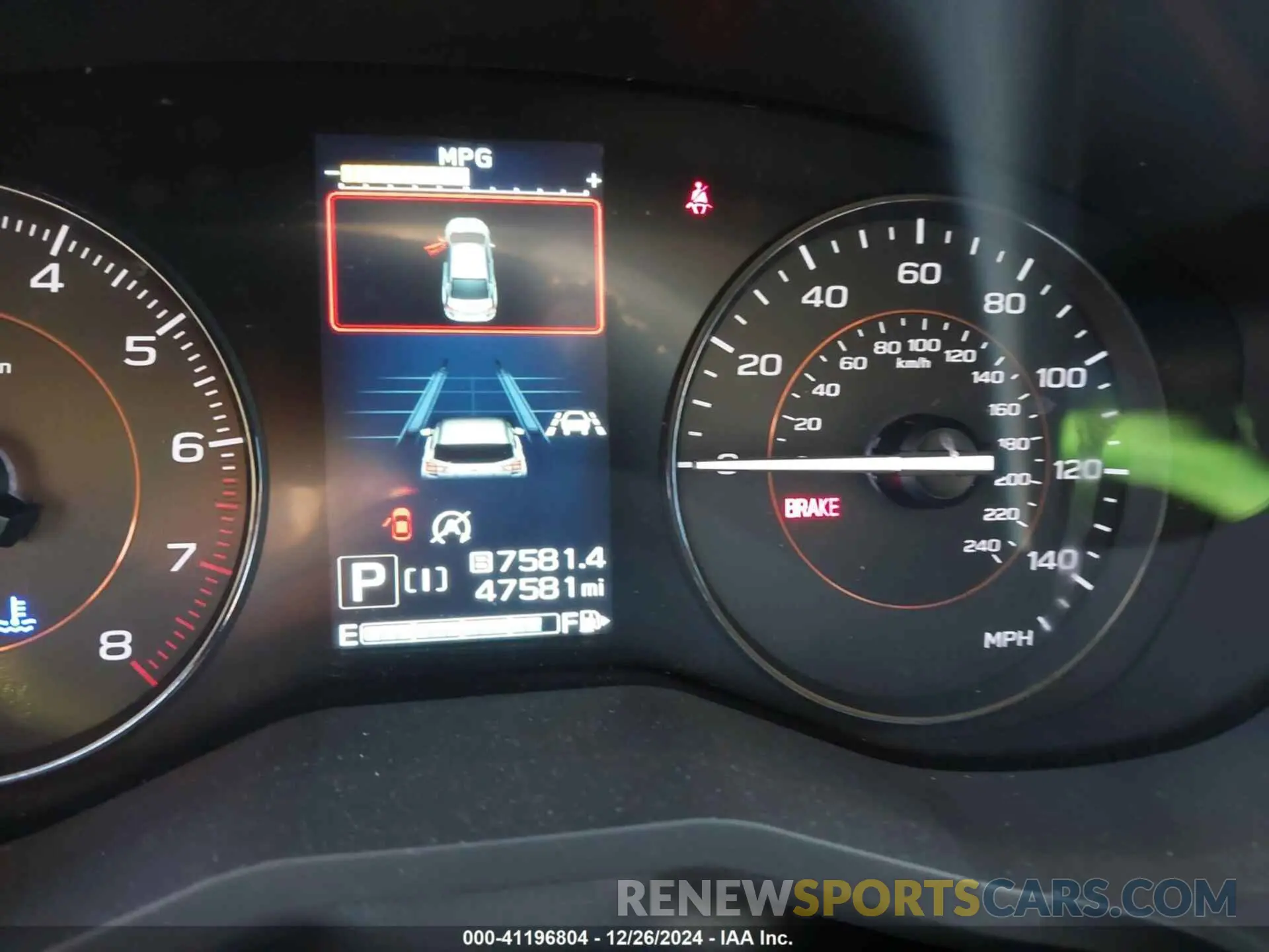 7 fotografías del automóvil dañado JF2GTAEC0LH248125 SUBARU CROSSTREK 2020