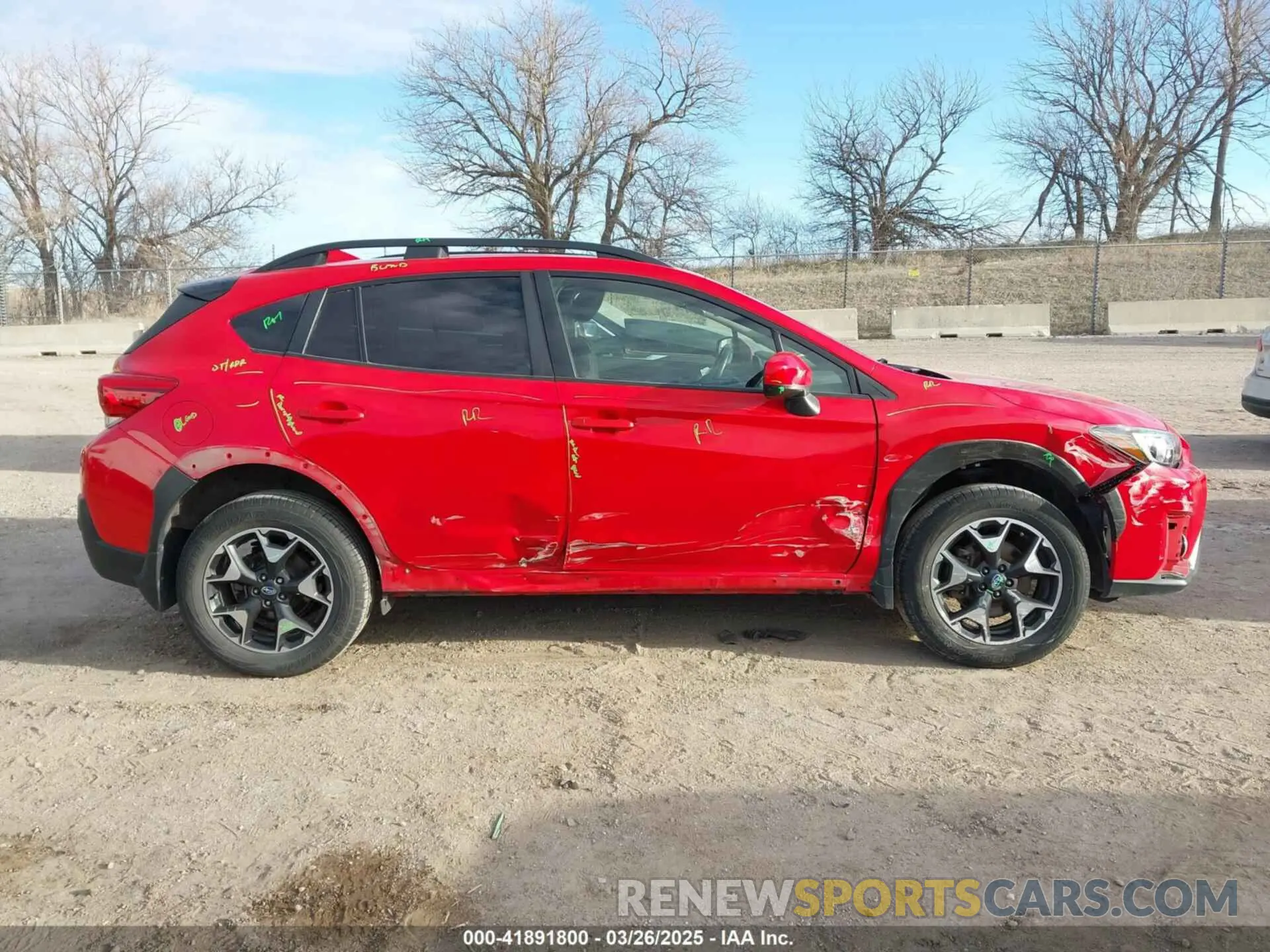 14 fotografías del automóvil dañado JF2GTAEC4LH210283 SUBARU CROSSTREK 2020