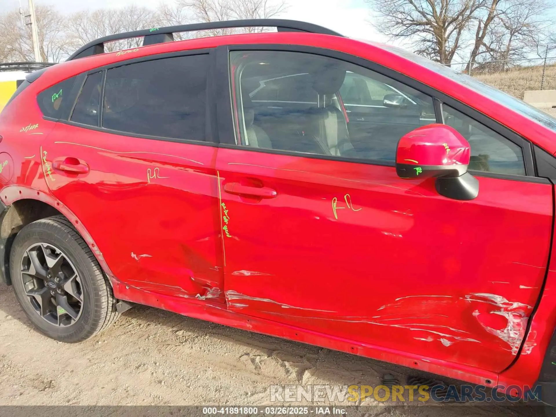 6 fotografías del automóvil dañado JF2GTAEC4LH210283 SUBARU CROSSTREK 2020