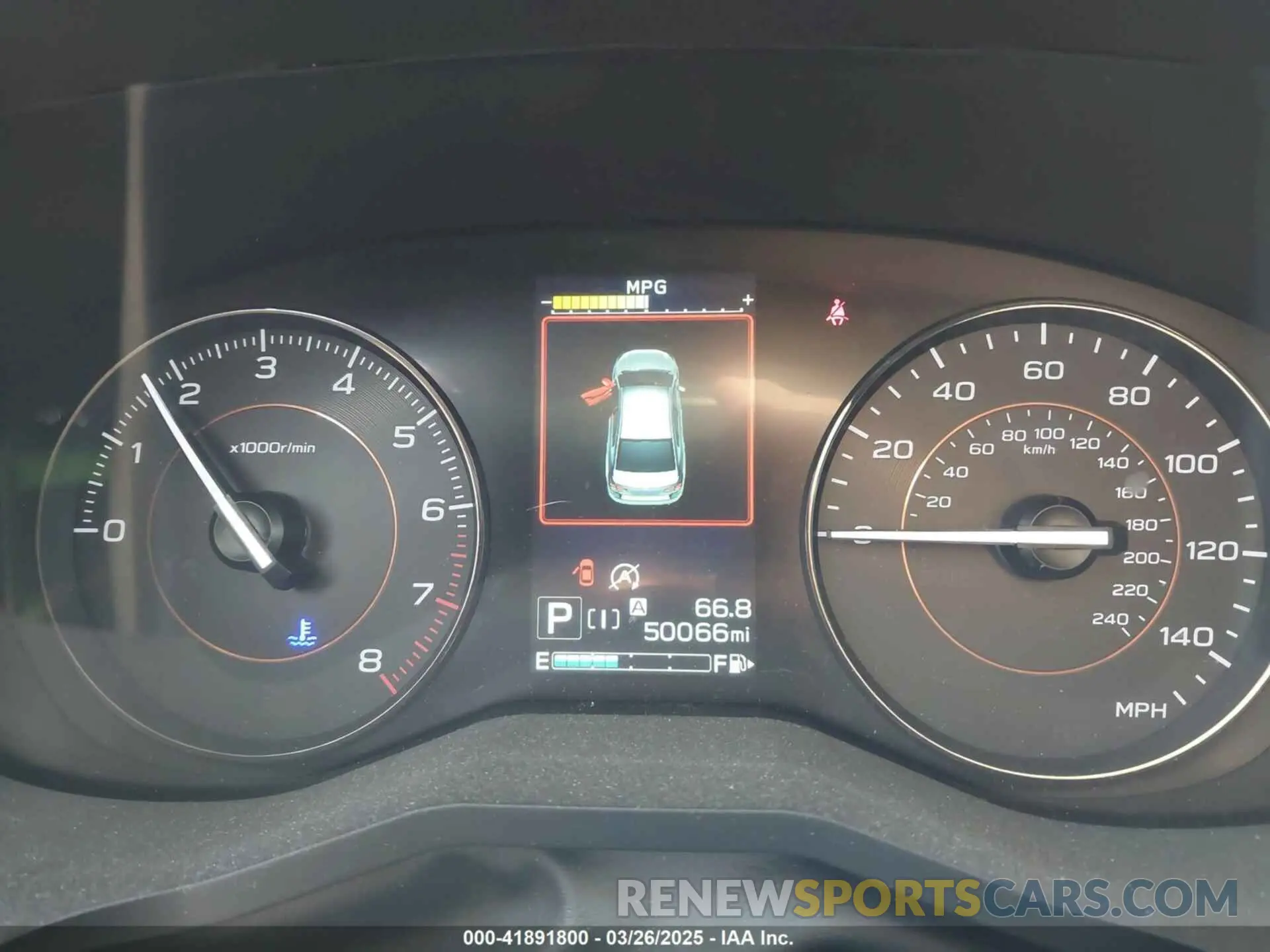 7 fotografías del automóvil dañado JF2GTAEC4LH210283 SUBARU CROSSTREK 2020