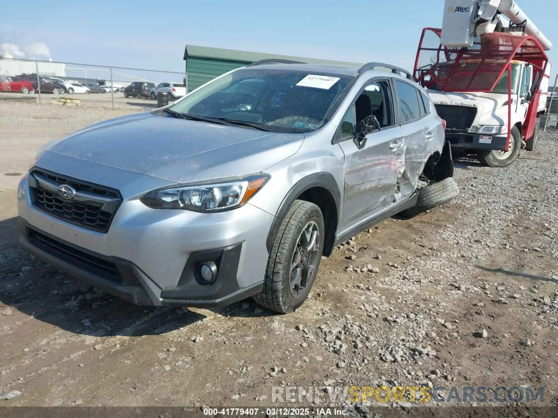 2 fotografías del automóvil dañado JF2GTAEC5L8222376 SUBARU CROSSTREK 2020