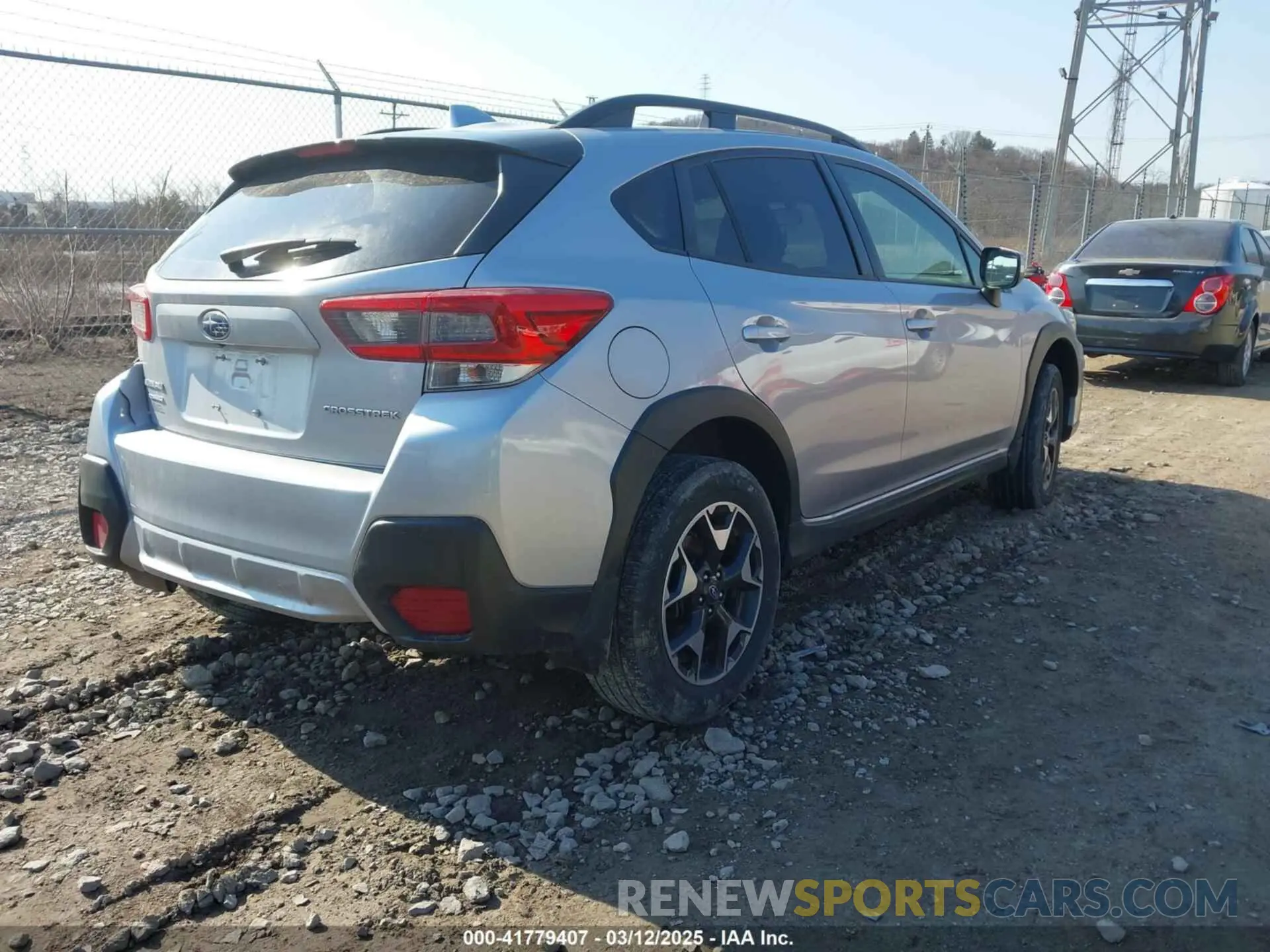 4 fotografías del automóvil dañado JF2GTAEC5L8222376 SUBARU CROSSTREK 2020