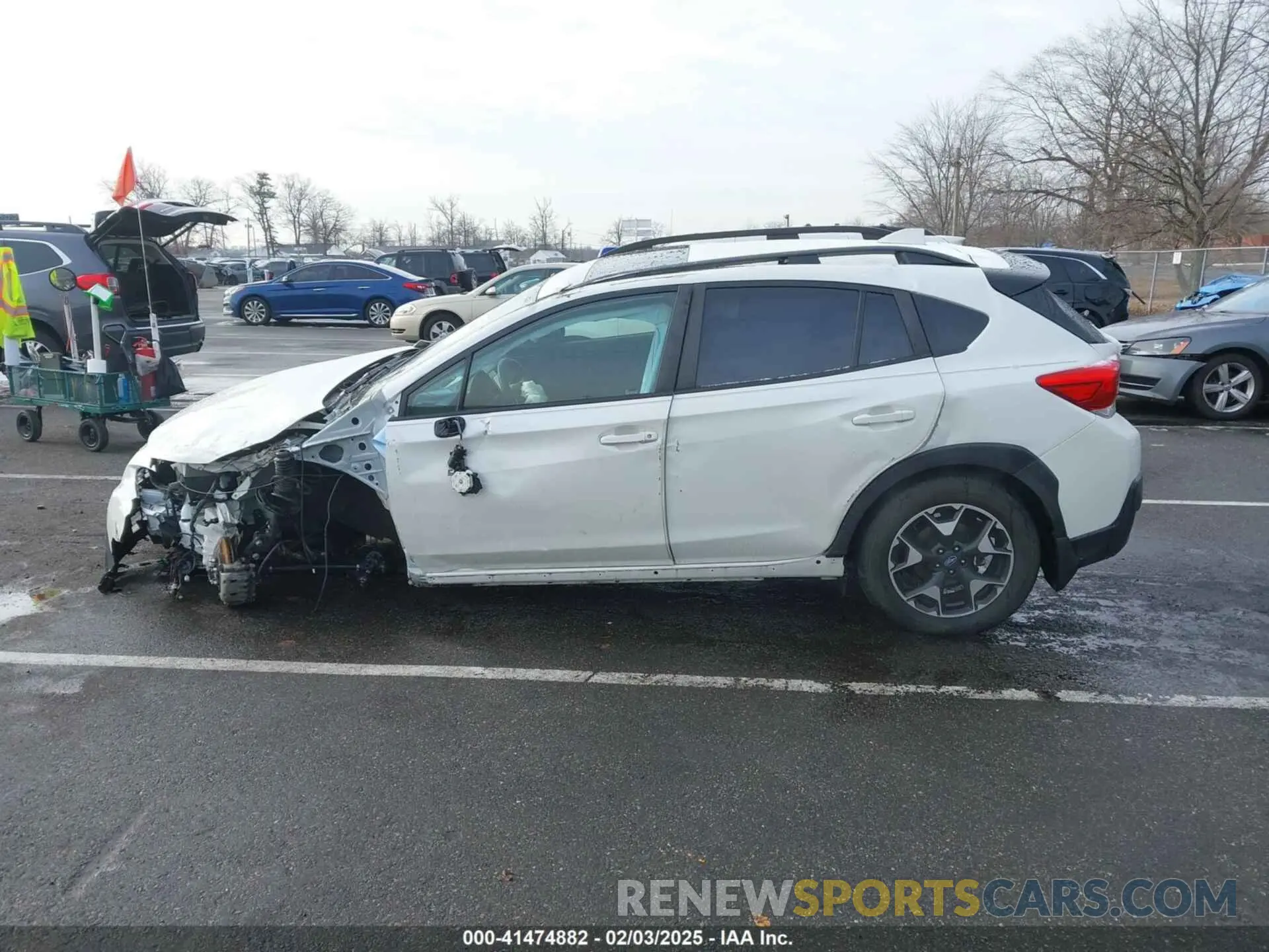 14 fotografías del automóvil dañado JF2GTAEC6LH248694 SUBARU CROSSTREK 2020