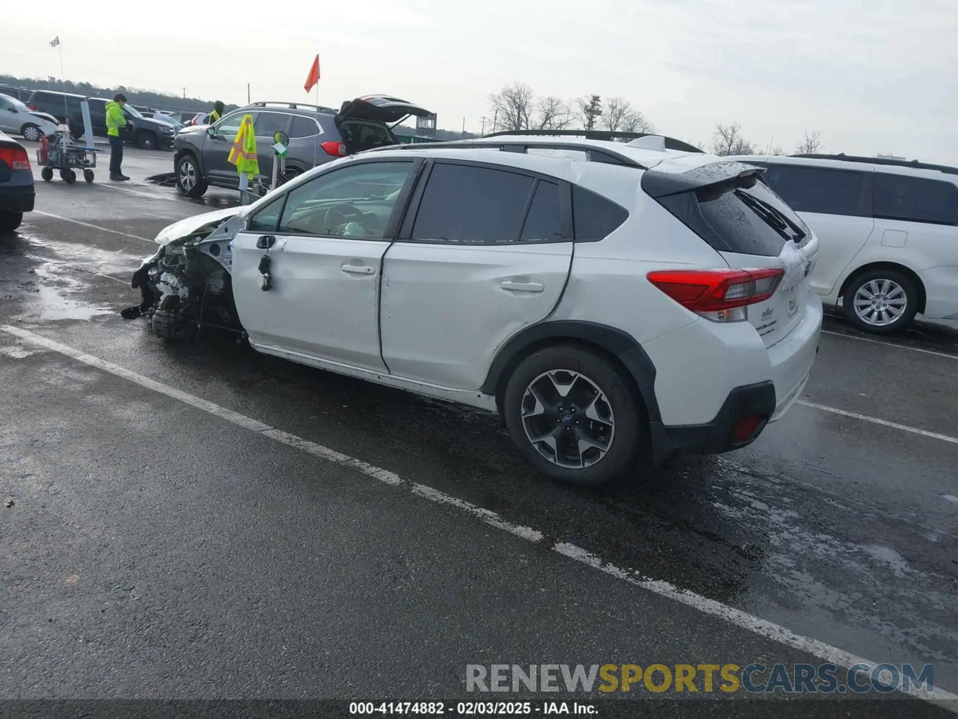 3 fotografías del automóvil dañado JF2GTAEC6LH248694 SUBARU CROSSTREK 2020