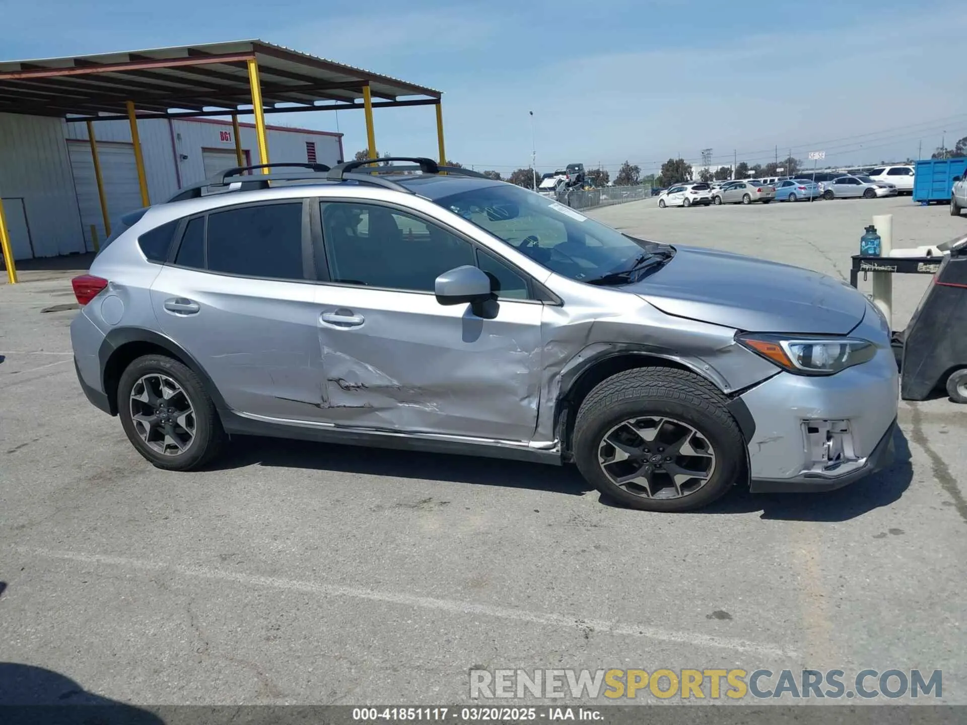 14 fotografías del automóvil dañado JF2GTAECXL8274683 SUBARU CROSSTREK 2020