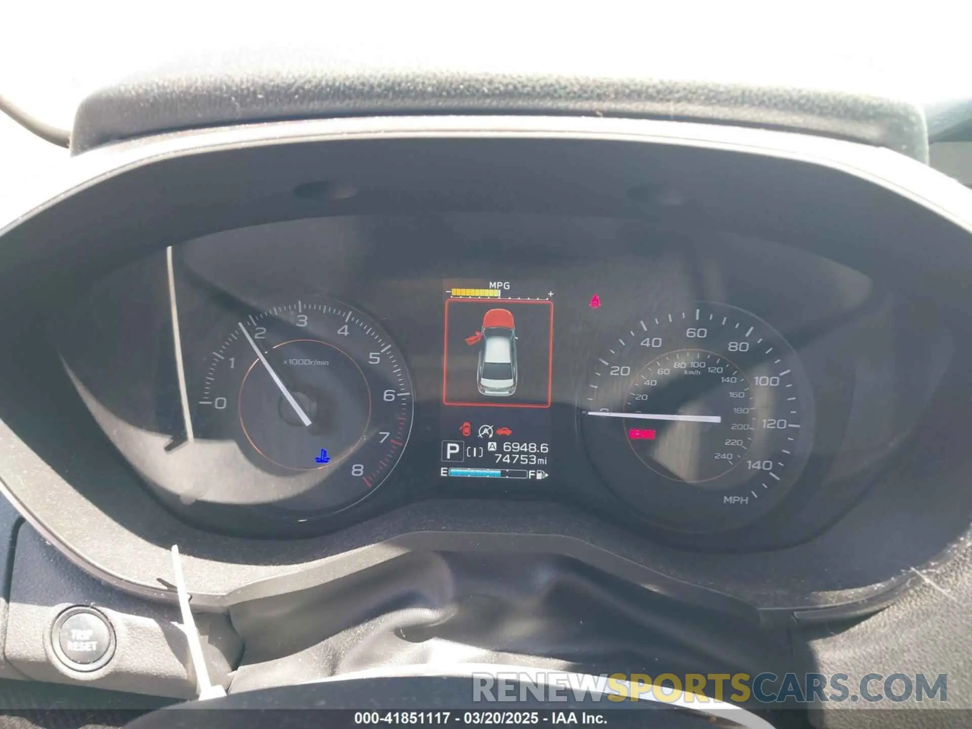 7 fotografías del automóvil dañado JF2GTAECXL8274683 SUBARU CROSSTREK 2020