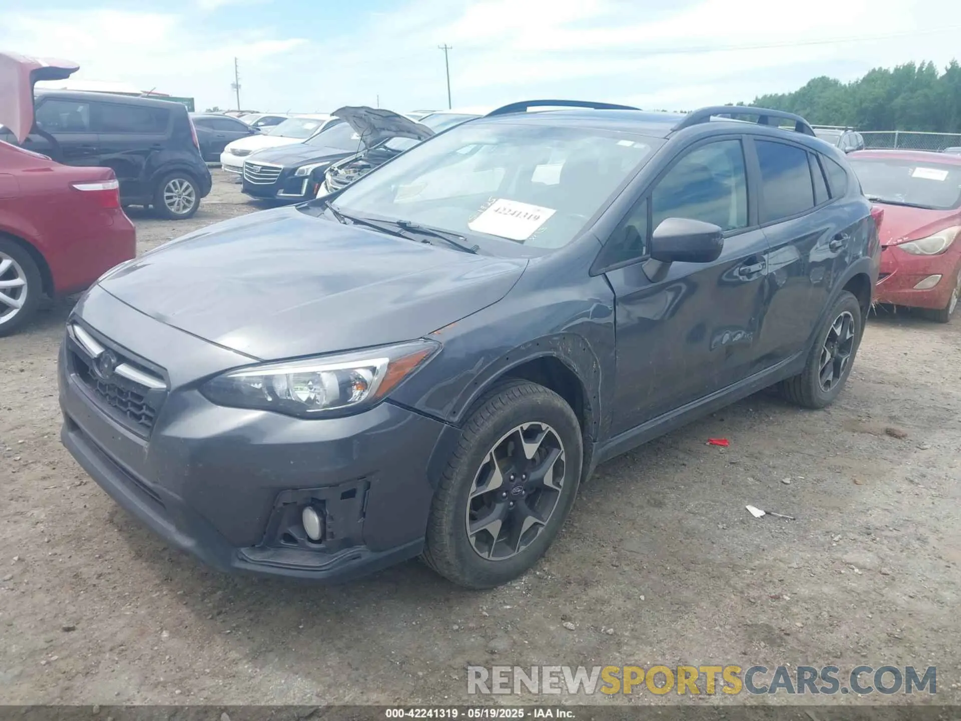 2 fotografías del automóvil dañado JF2GTAECXLH244454 SUBARU CROSSTREK 2020