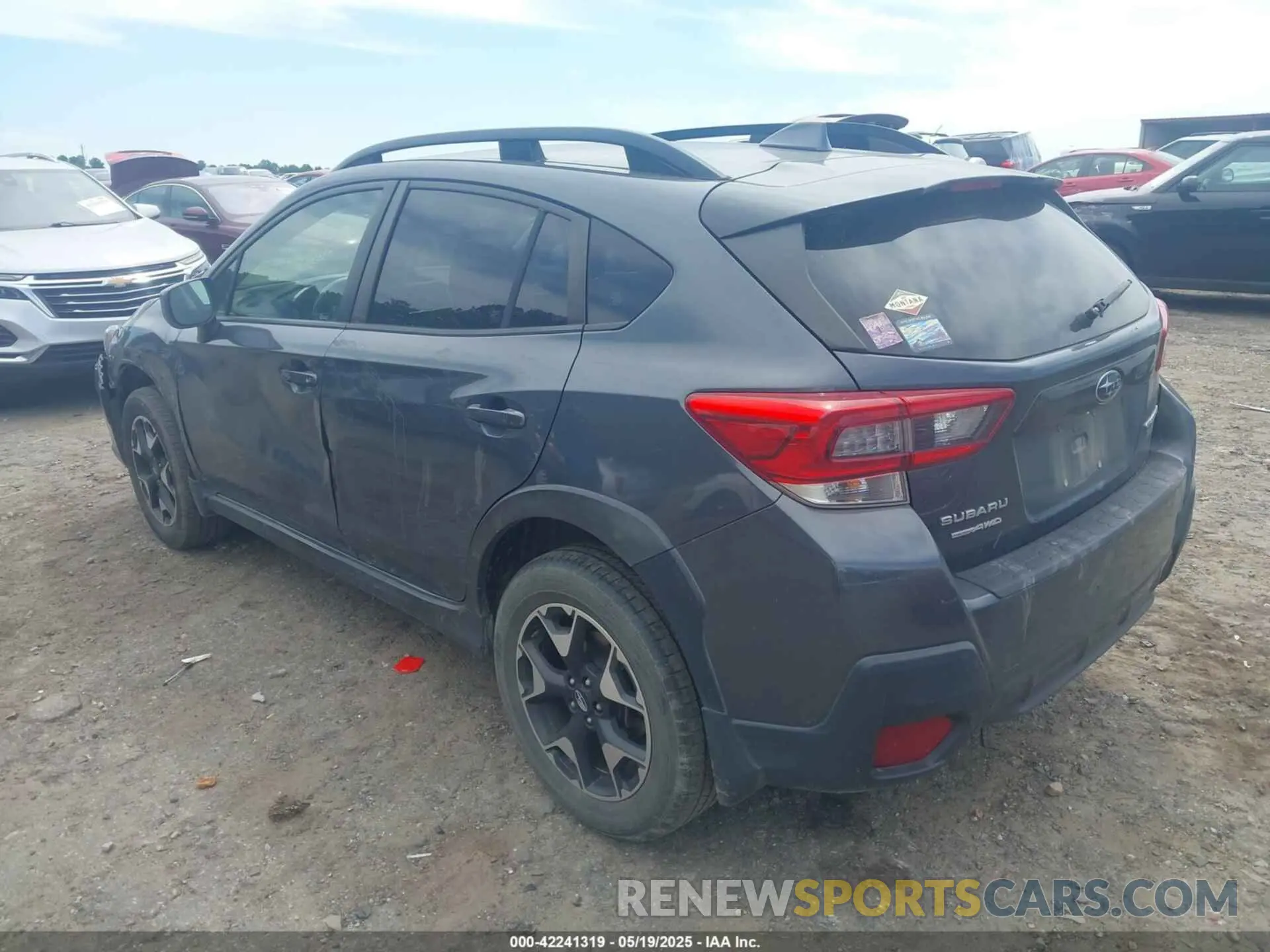 3 fotografías del automóvil dañado JF2GTAECXLH244454 SUBARU CROSSTREK 2020