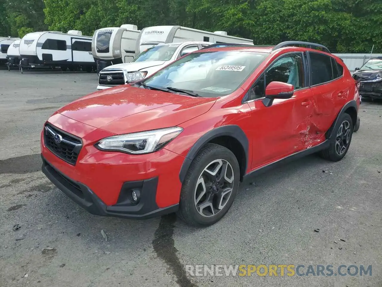1 fotografías del automóvil dañado JF2GTAMC0LH229964 SUBARU CROSSTREK 2020