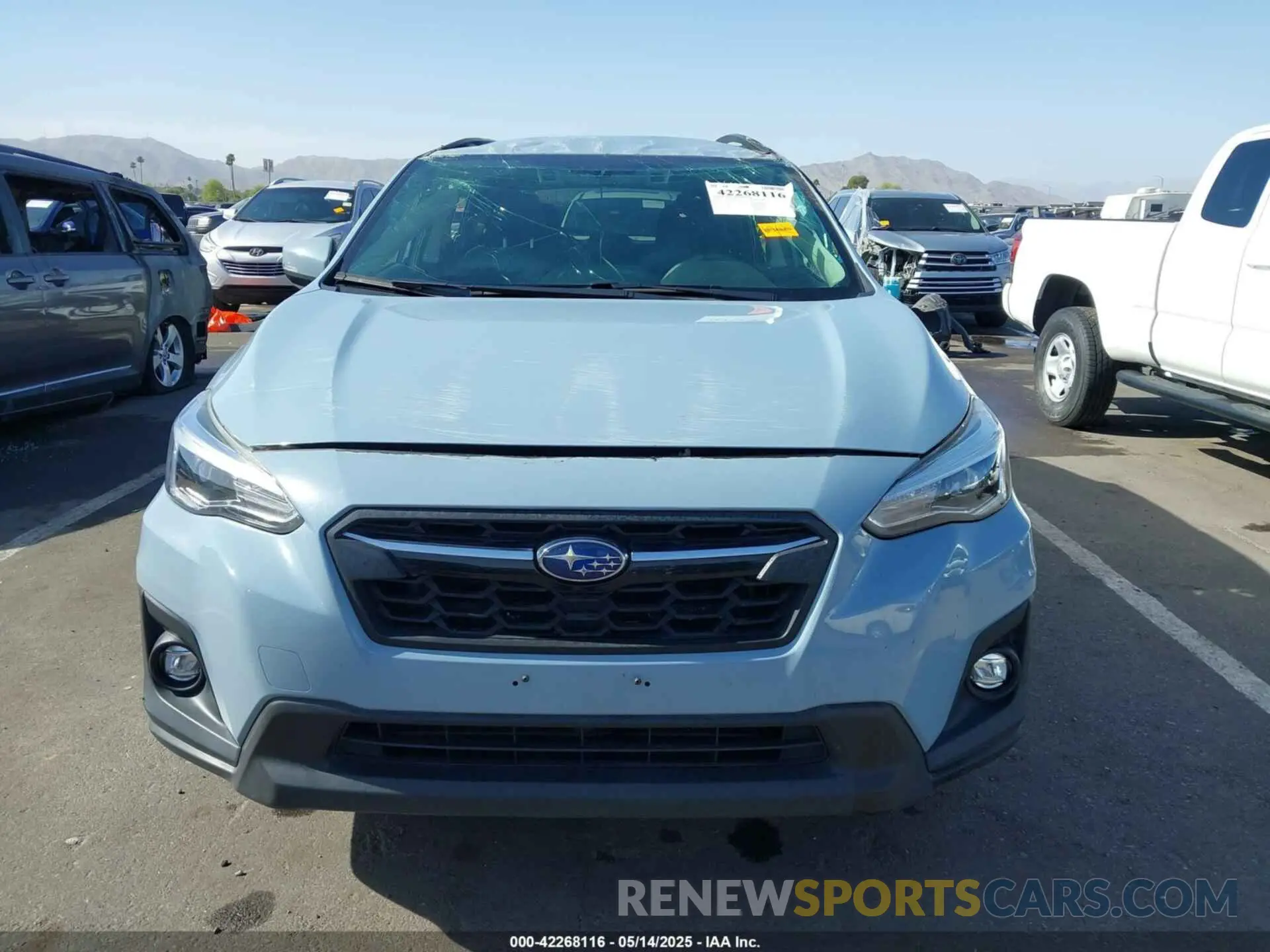 6 fotografías del automóvil dañado JF2GTAMC2L8229674 SUBARU CROSSTREK 2020