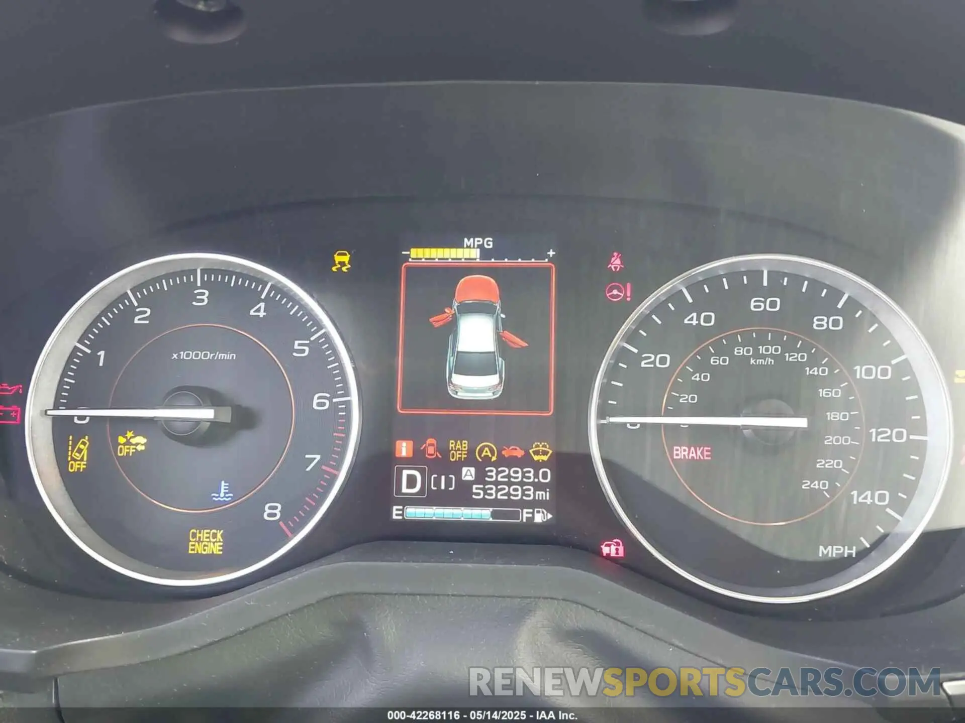 7 fotografías del automóvil dañado JF2GTAMC2L8229674 SUBARU CROSSTREK 2020