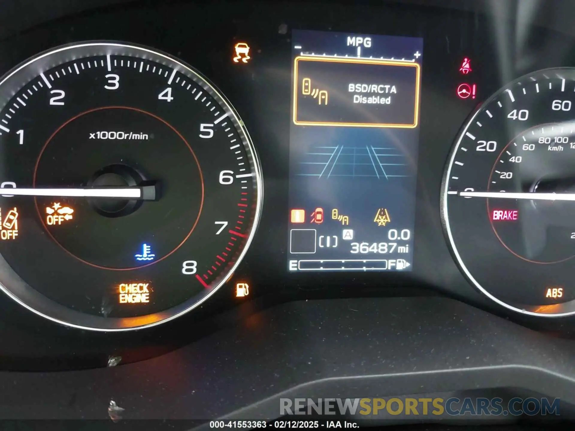 7 fotografías del automóvil dañado JF2GTAMC2L8276686 SUBARU CROSSTREK 2020