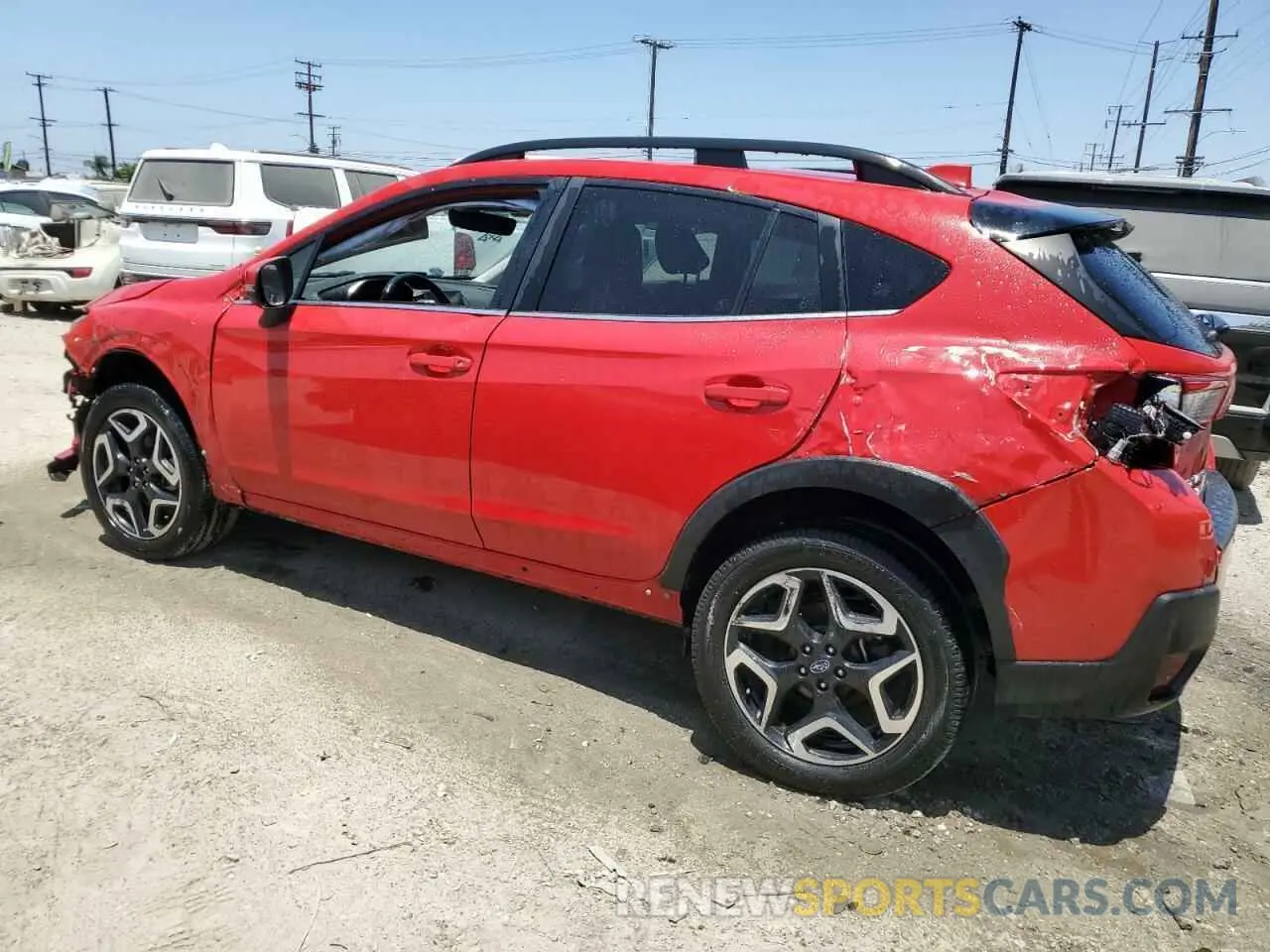 2 fotografías del automóvil dañado JF2GTAMC3L8219963 SUBARU CROSSTREK 2020